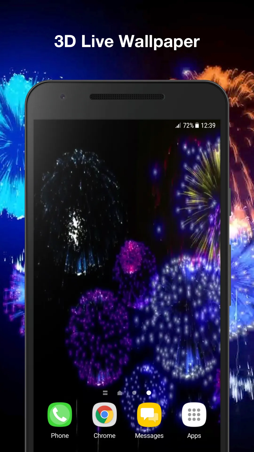 3d Fireworks Live Wallpaper | Indus Appstore | Screenshot