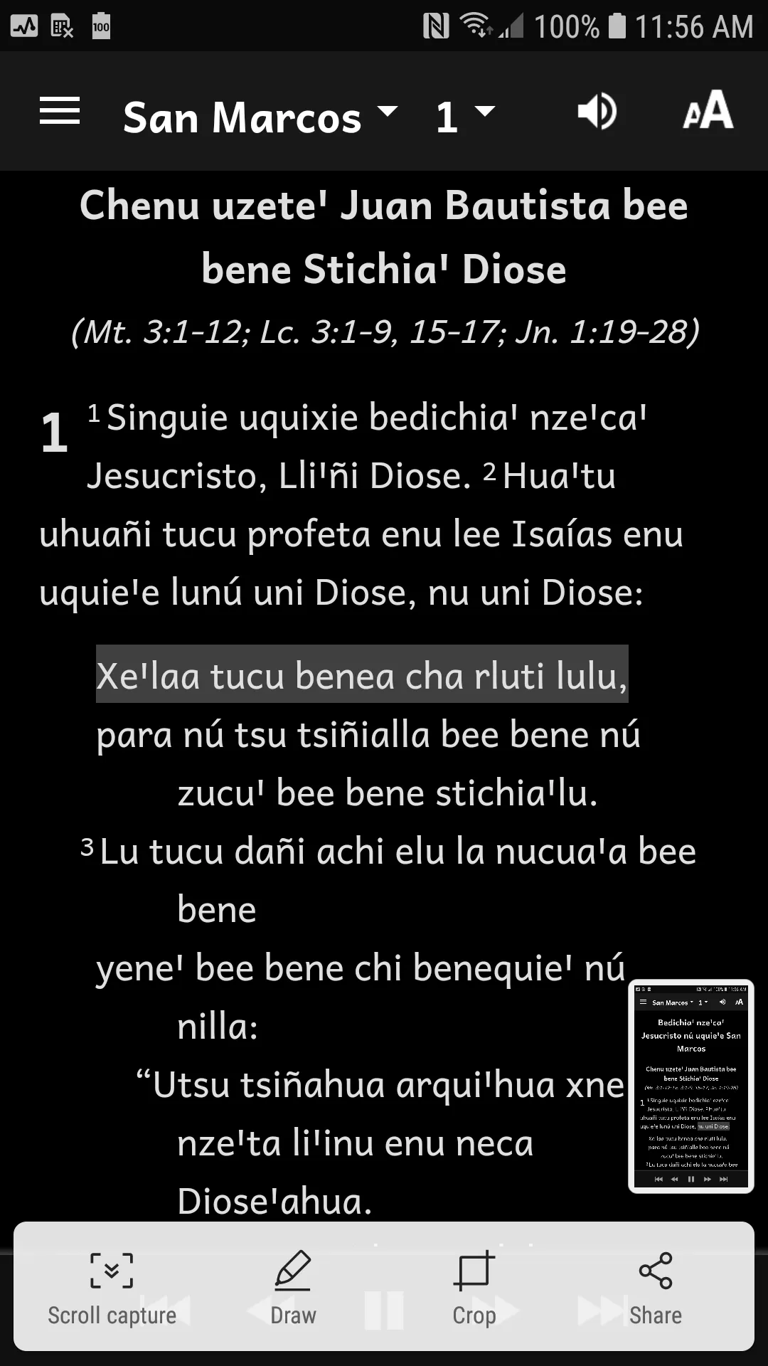 Zapoteco de Lachixío Bible | Indus Appstore | Screenshot