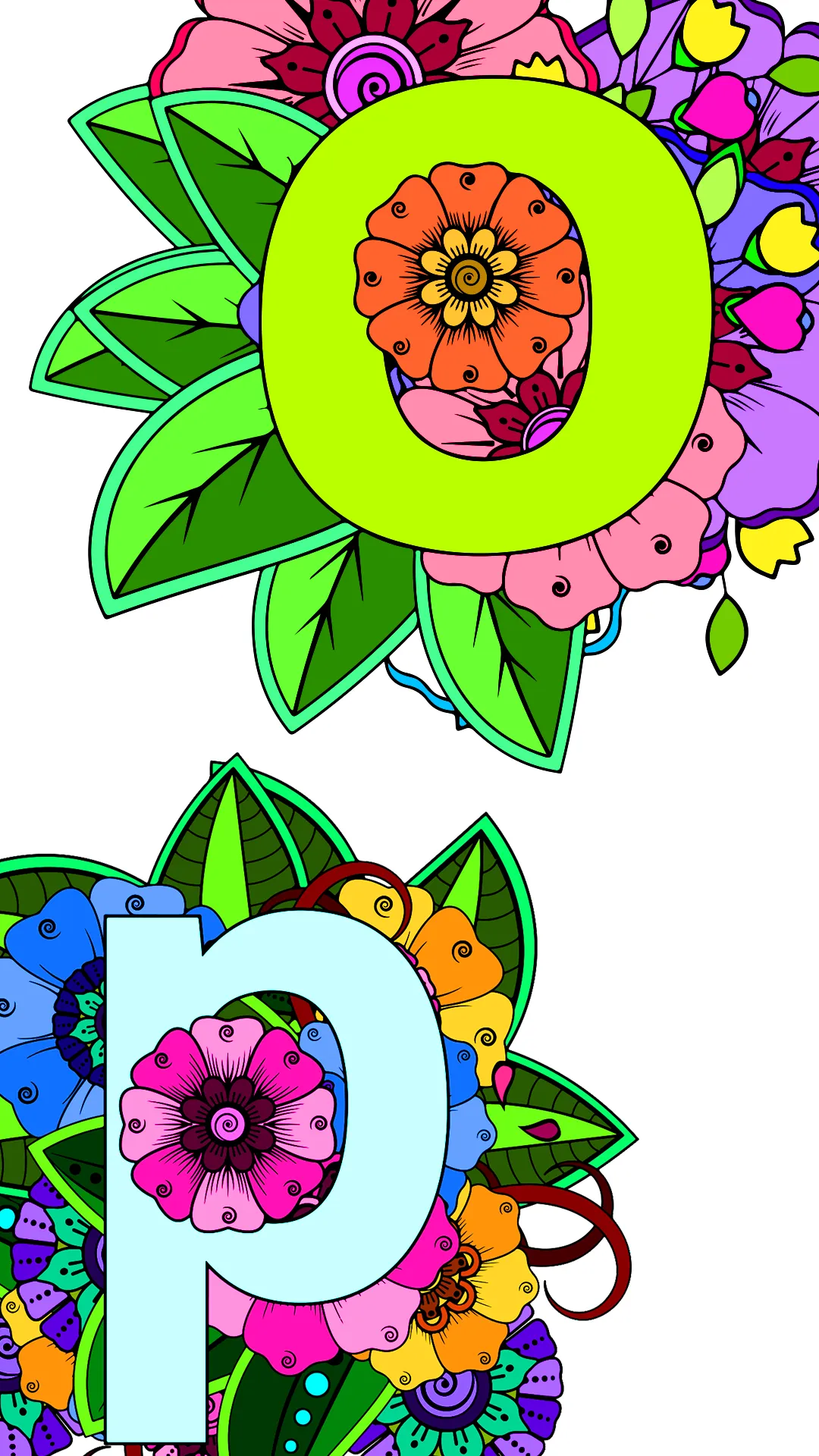 Alphabets Coloring Book | Indus Appstore | Screenshot