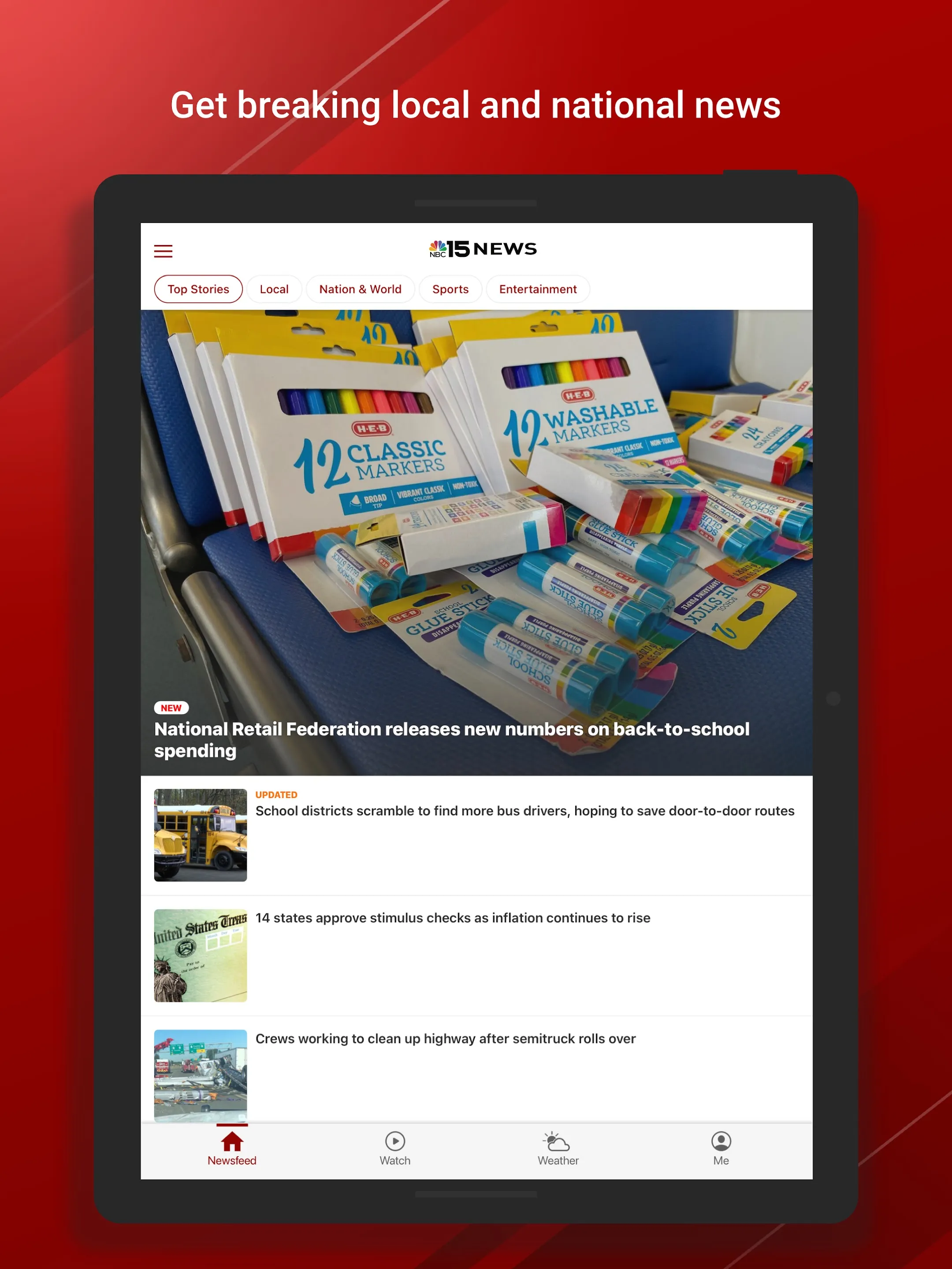 WPMI NBC 15 TV | Indus Appstore | Screenshot