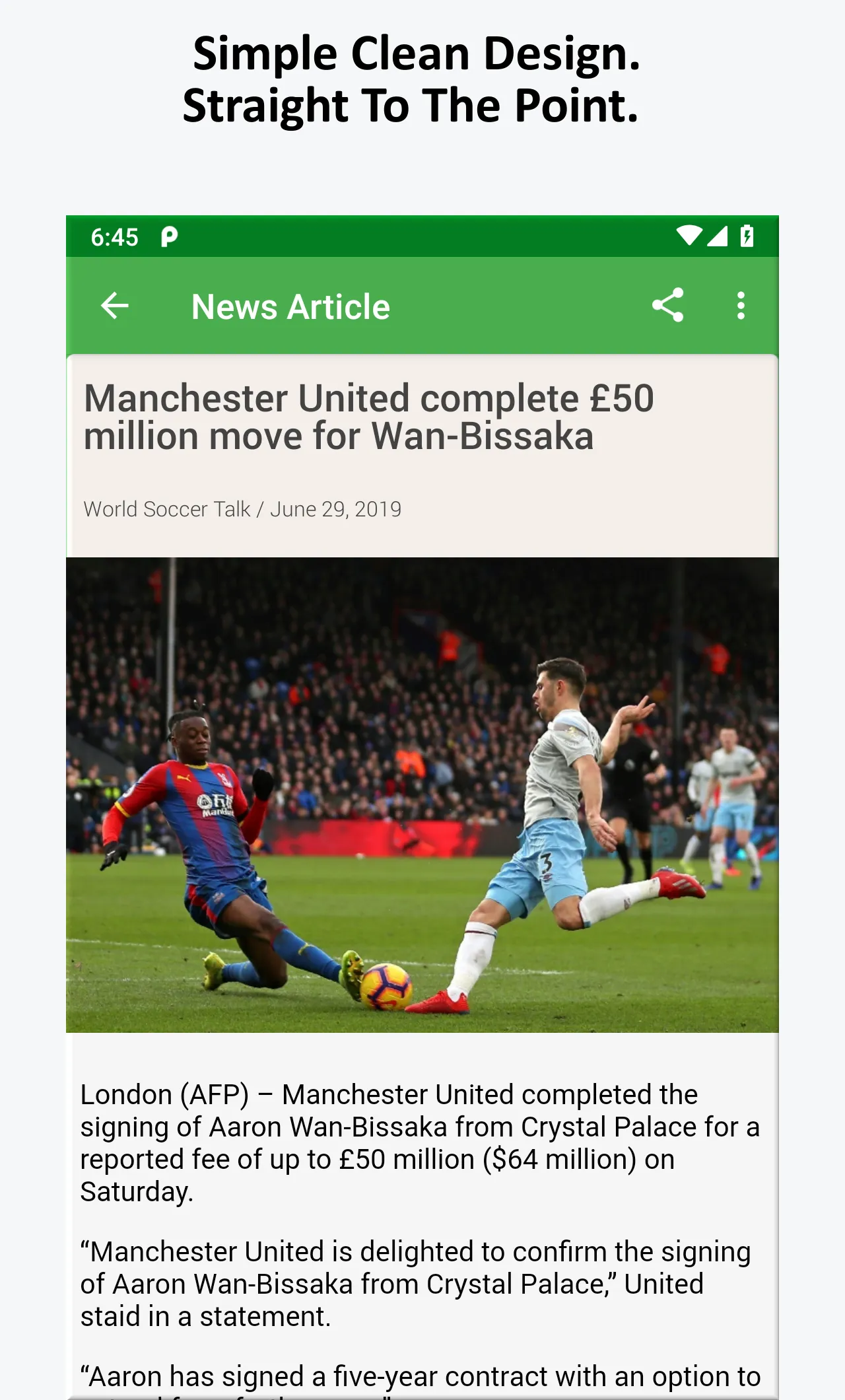 Soccer (Football) News | Indus Appstore | Screenshot