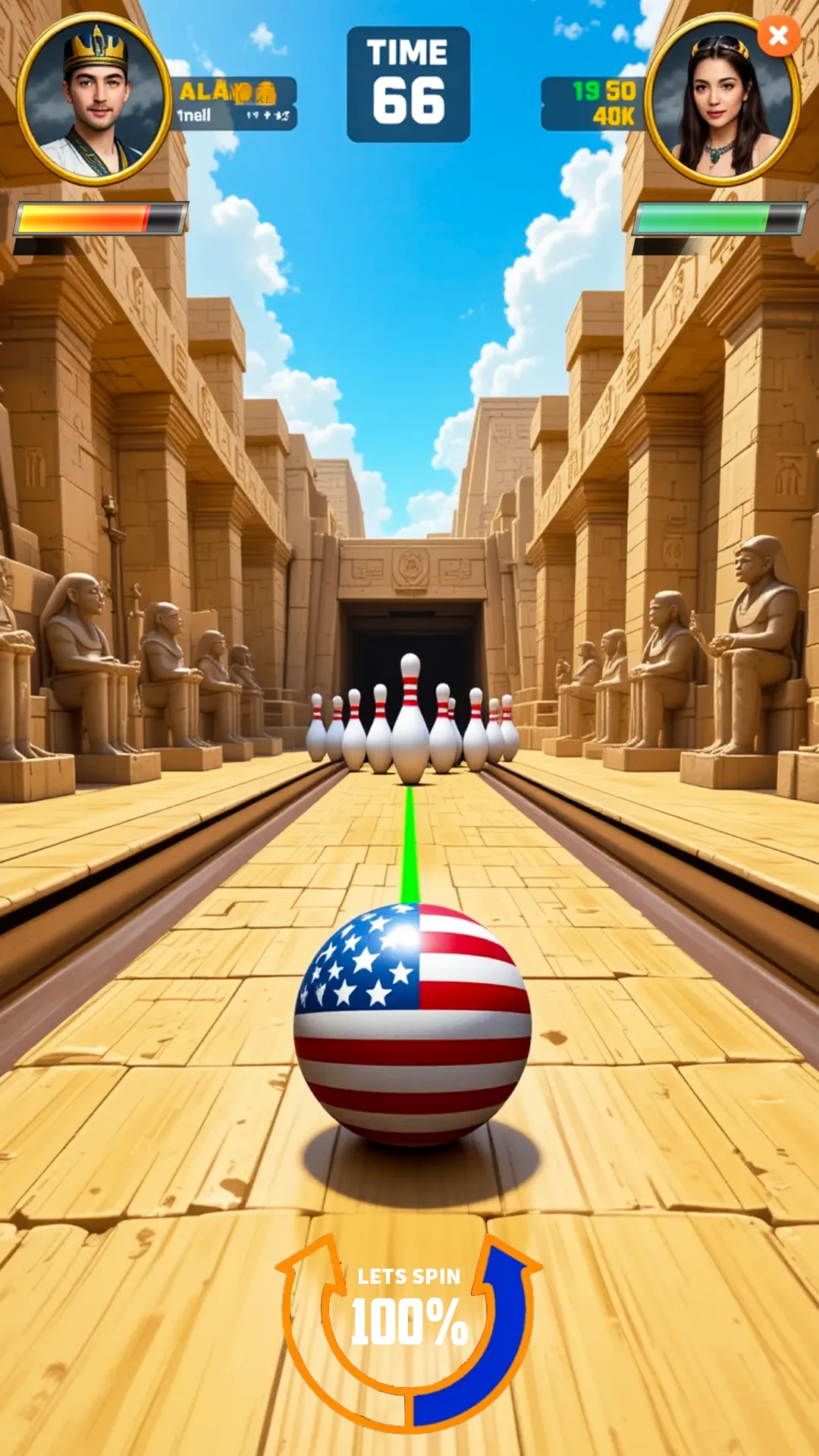 Bowling Battle 3D: Multiplayer | Indus Appstore | Screenshot