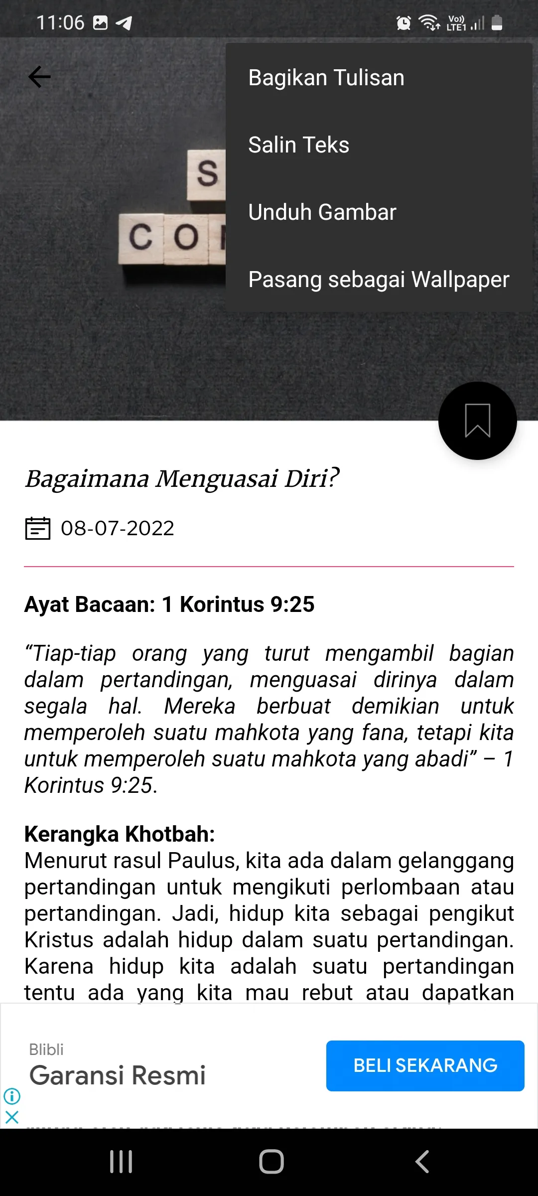 Kerangka Khotbah Kristen | Indus Appstore | Screenshot