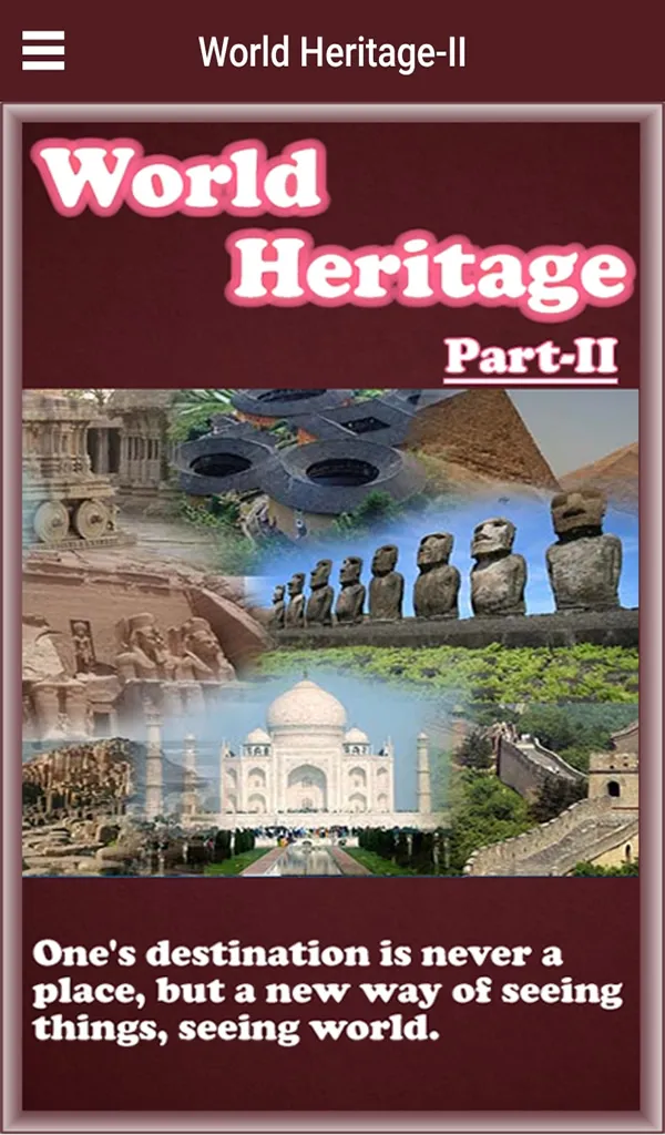 World Heritage-II | Indus Appstore | Screenshot