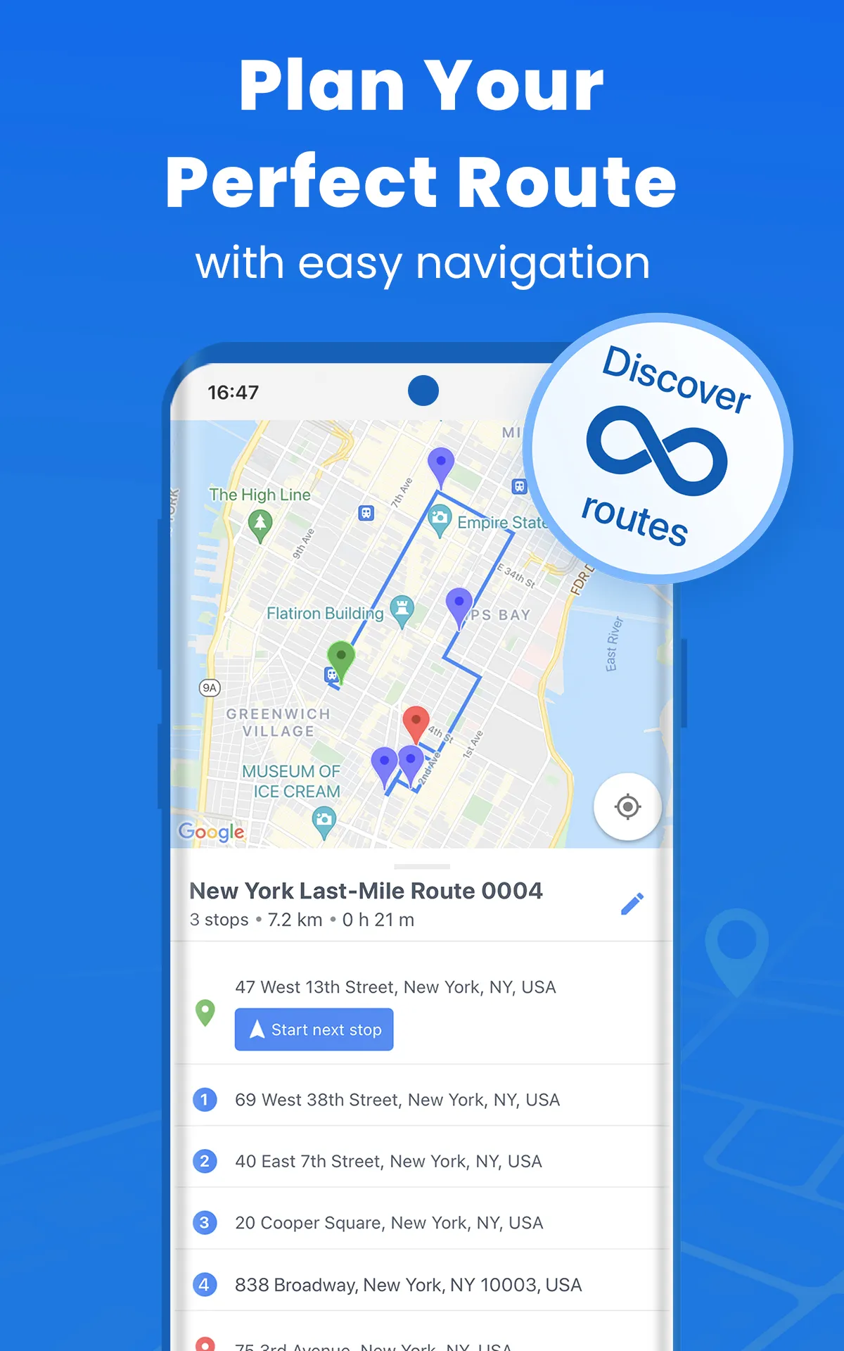 Route Planner: Multi-Stop App | Indus Appstore | Screenshot
