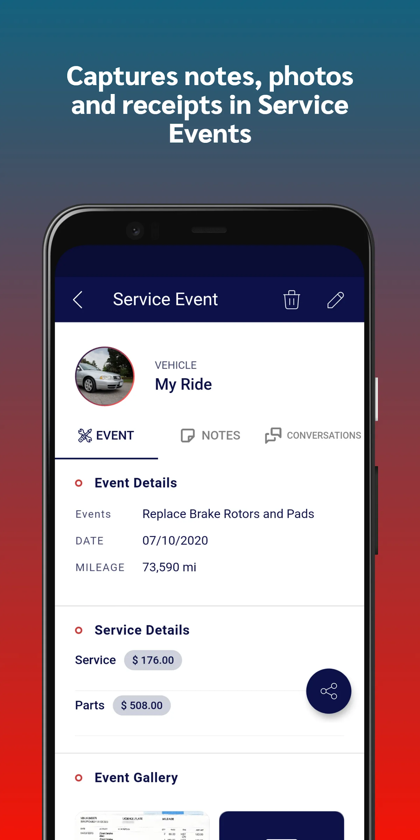 MyRide901 Car Maintenance Log | Indus Appstore | Screenshot