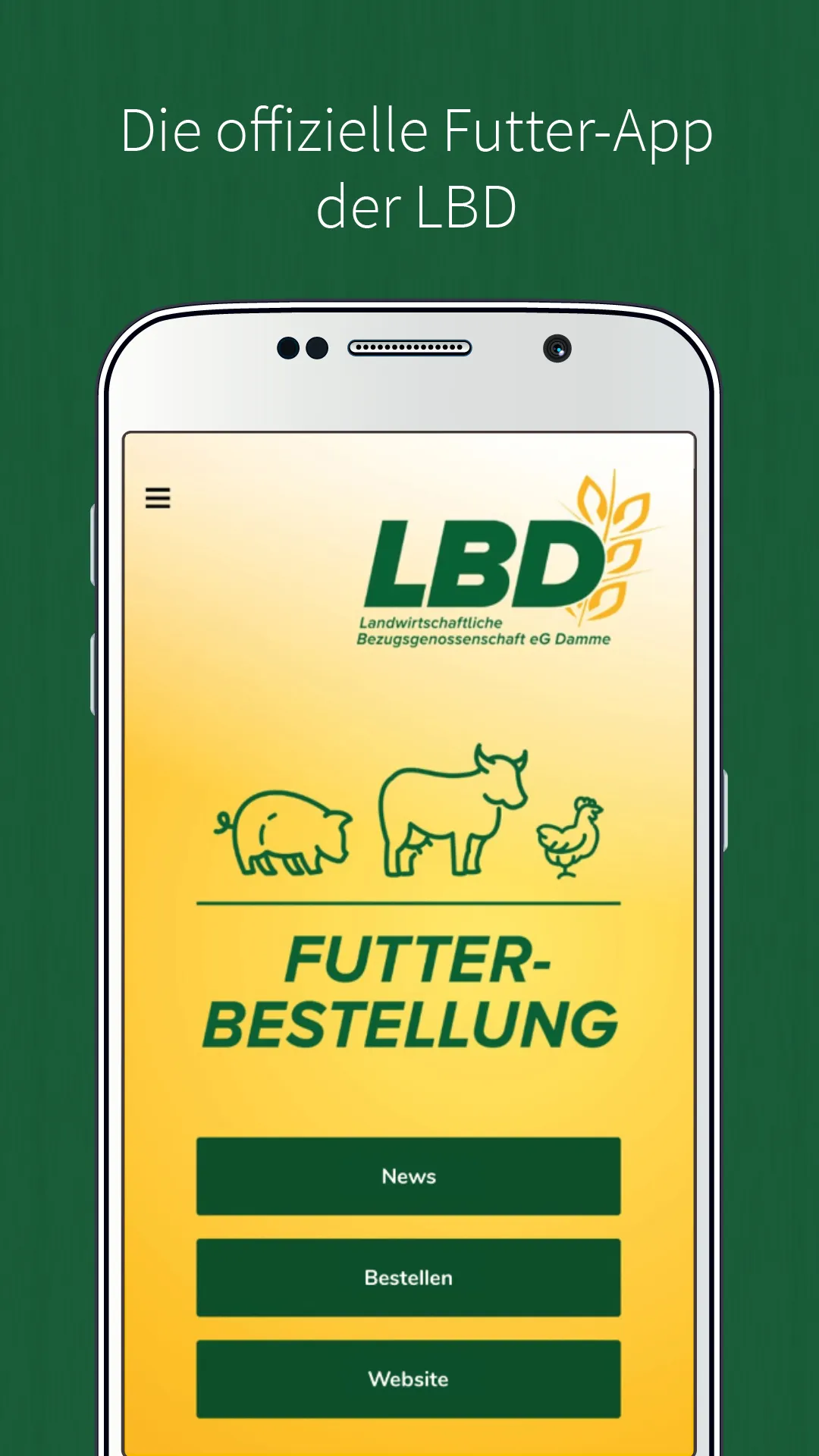 LBD Futterbestellung | Indus Appstore | Screenshot