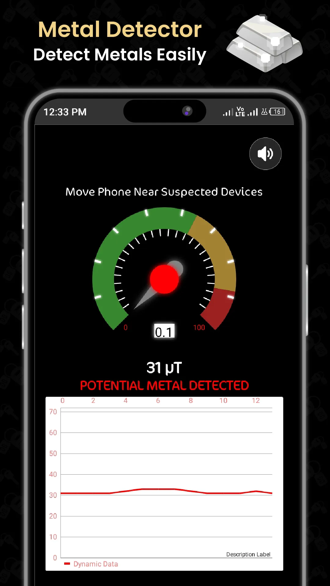 Gold Detector & Gold Scanner | Indus Appstore | Screenshot