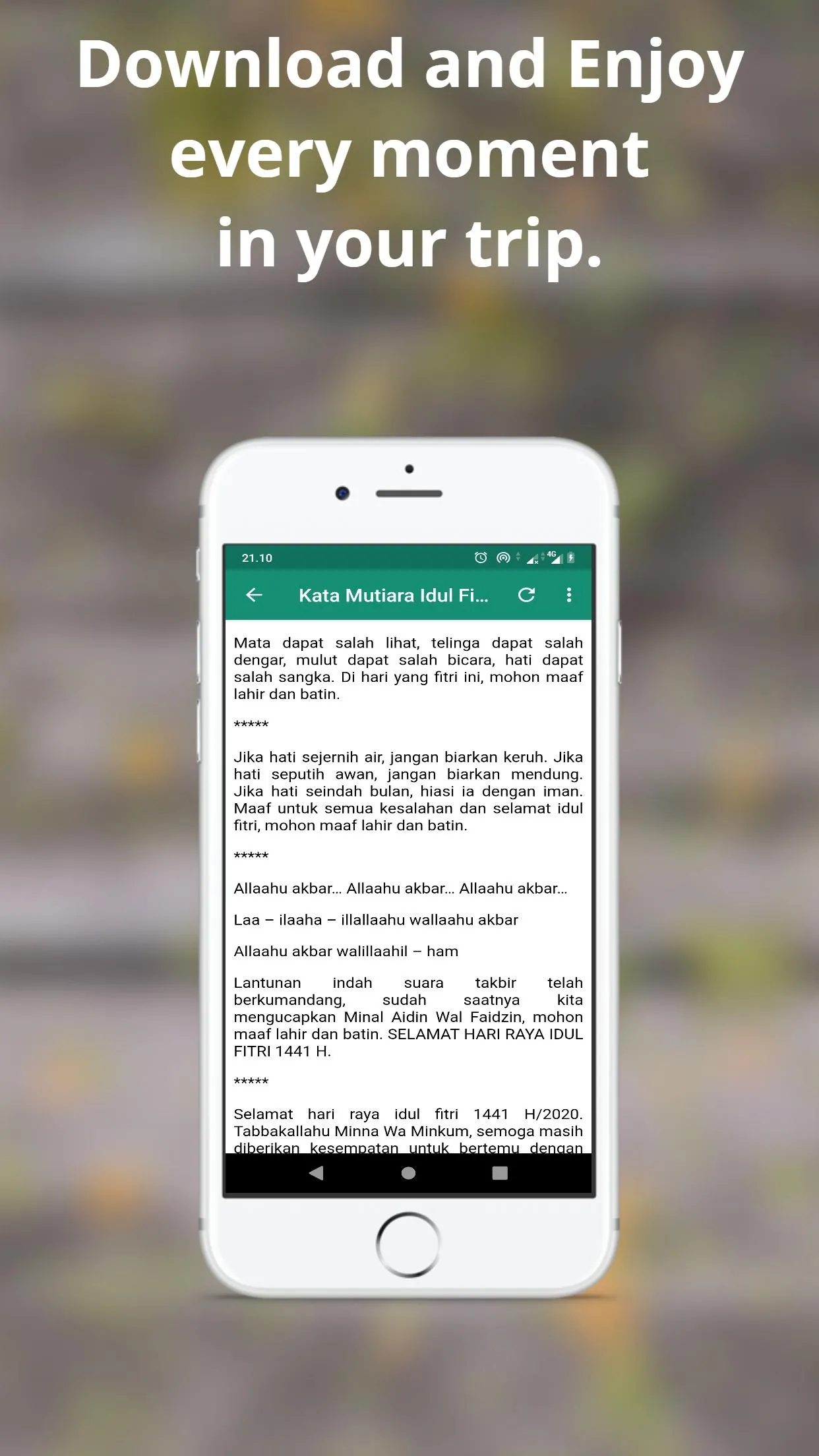 Ucapan Lebaran Idul Fitri 2025 | Indus Appstore | Screenshot