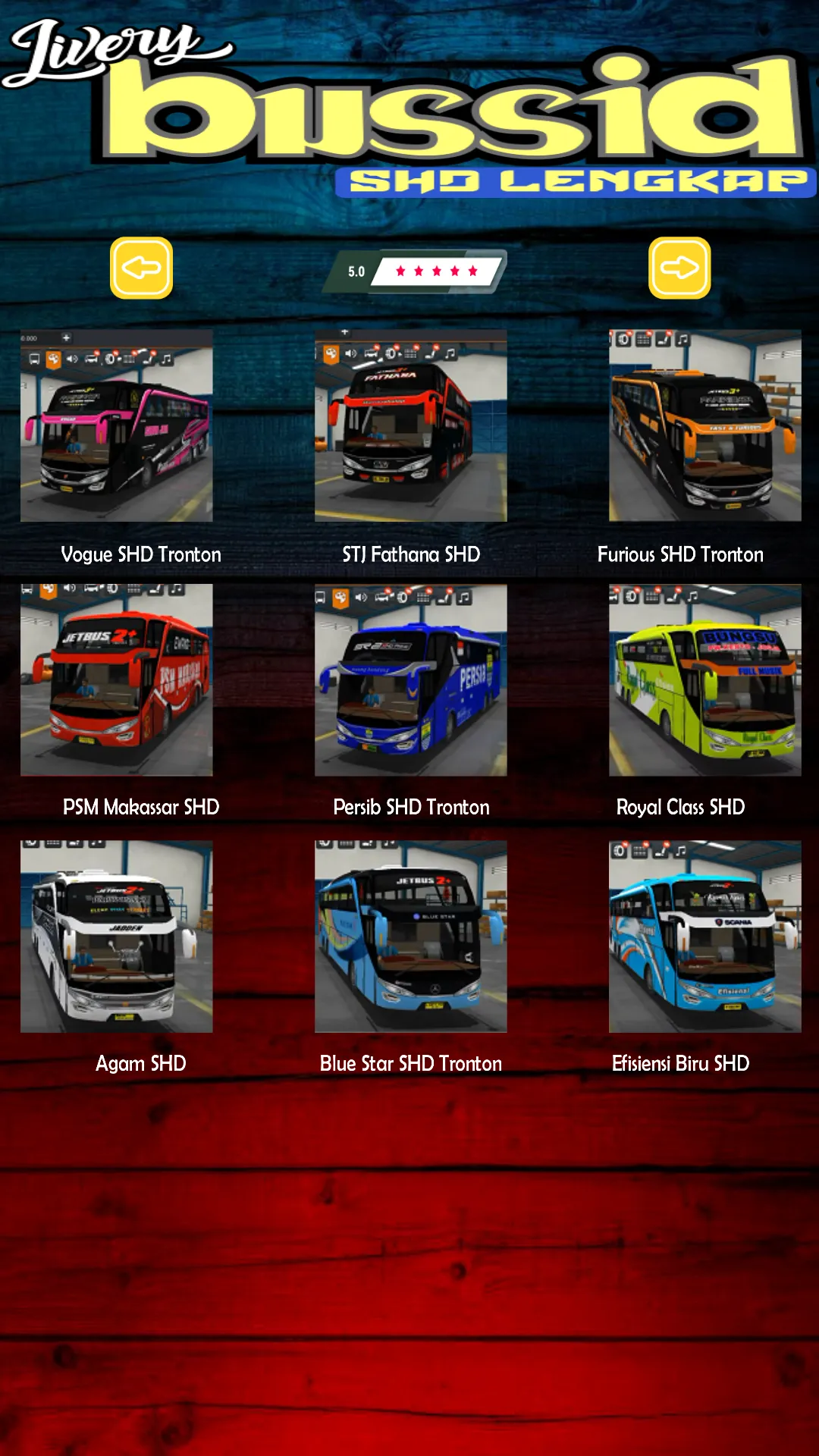 Livery Bussid SHD Lengkap | Indus Appstore | Screenshot