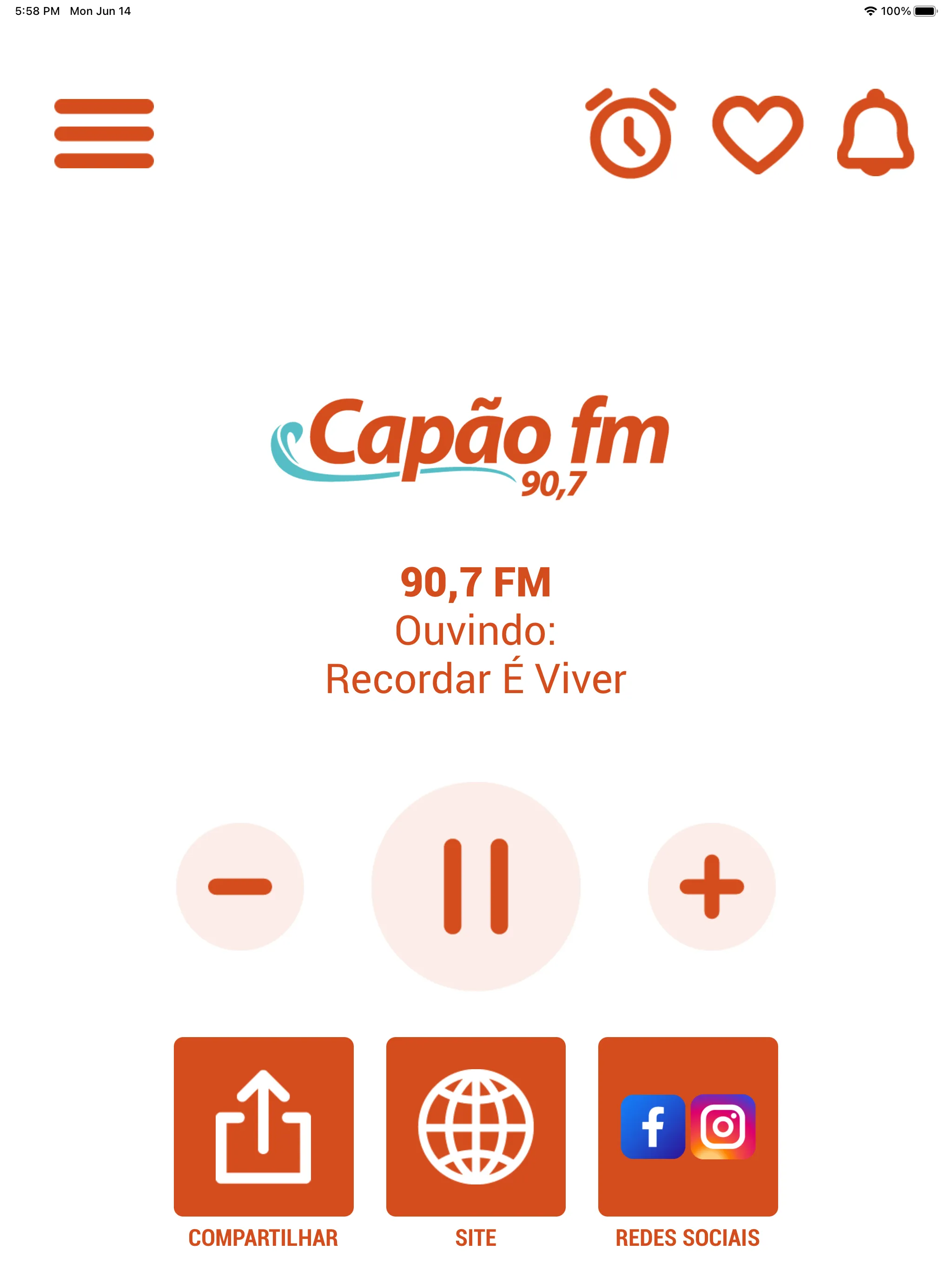 Rádio Capão FM - 90,7 FM | Indus Appstore | Screenshot