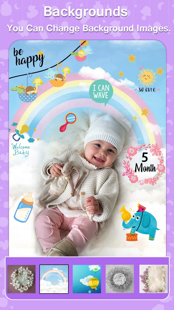 Baby Photo Editor photo frames | Indus Appstore | Screenshot