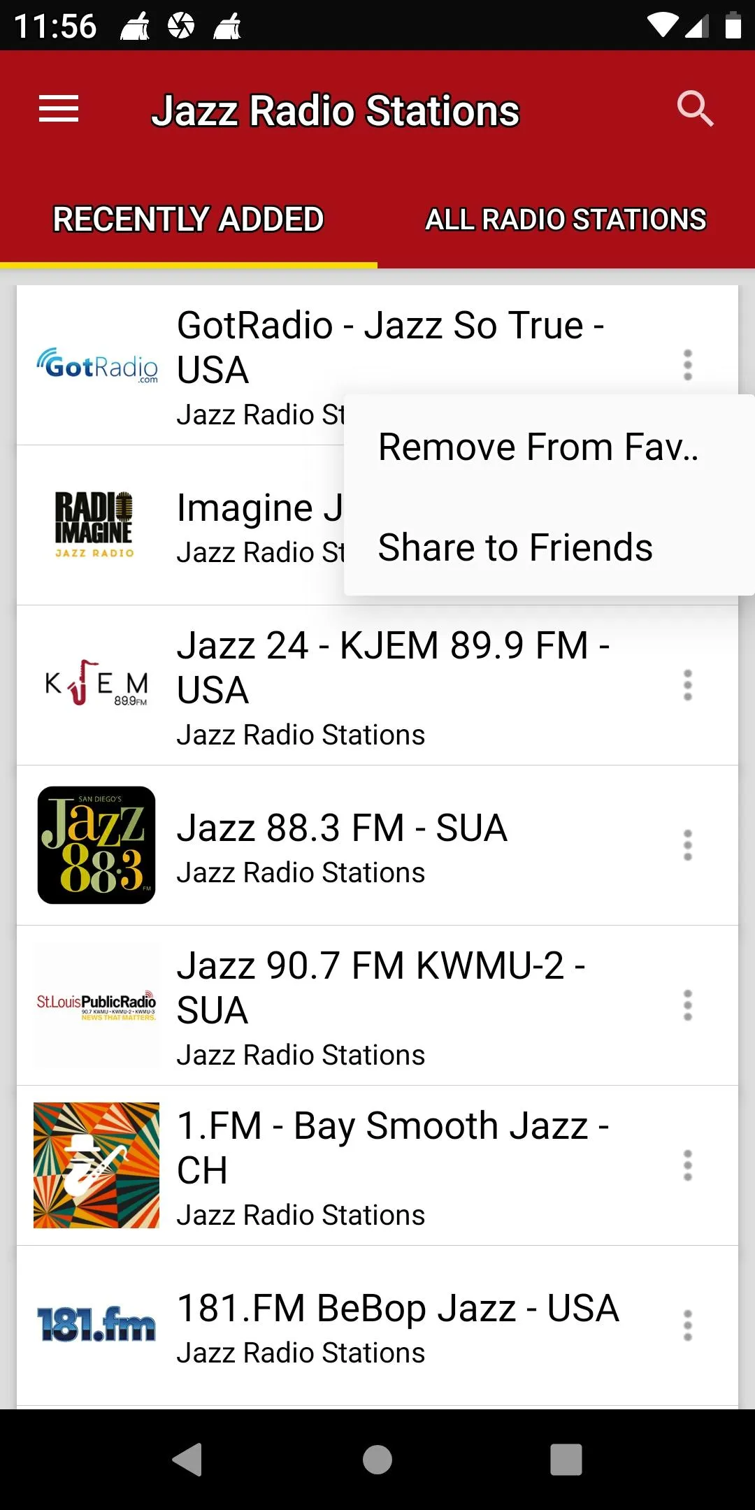 Jazz Music Radio Stations | Indus Appstore | Screenshot