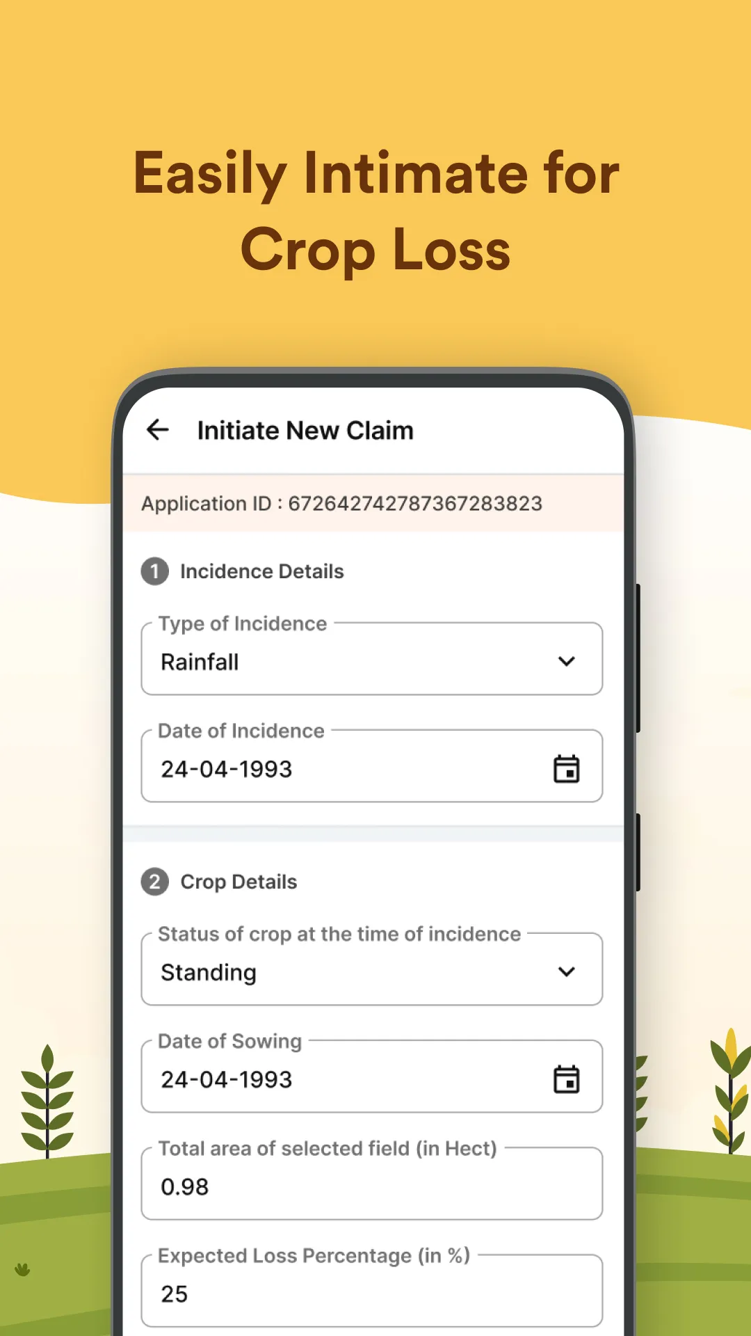 Crop Insurance | Indus Appstore | Screenshot