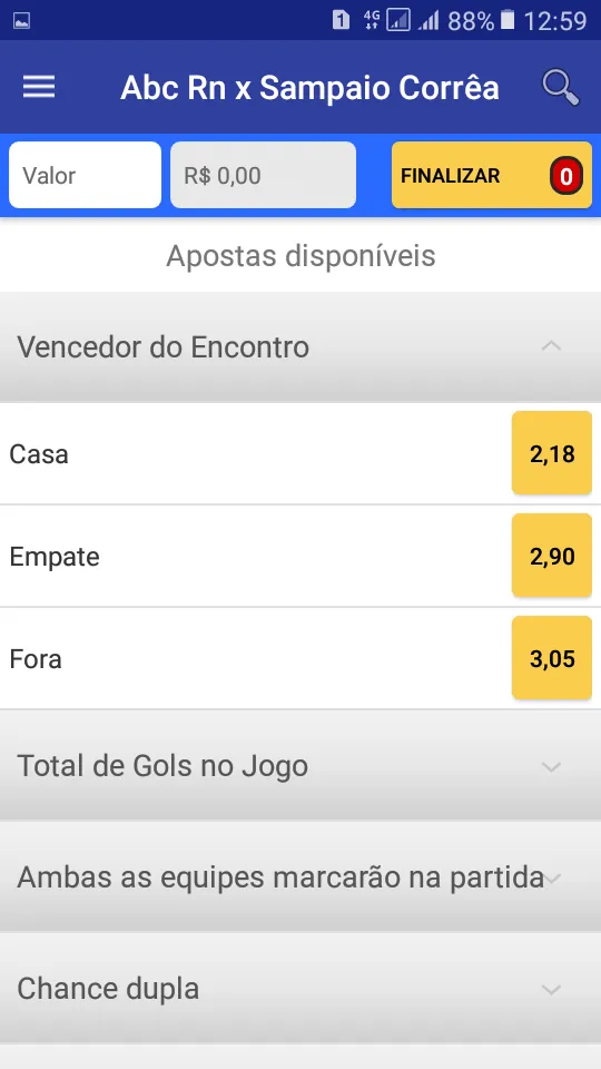 SA Esportes | Indus Appstore | Screenshot