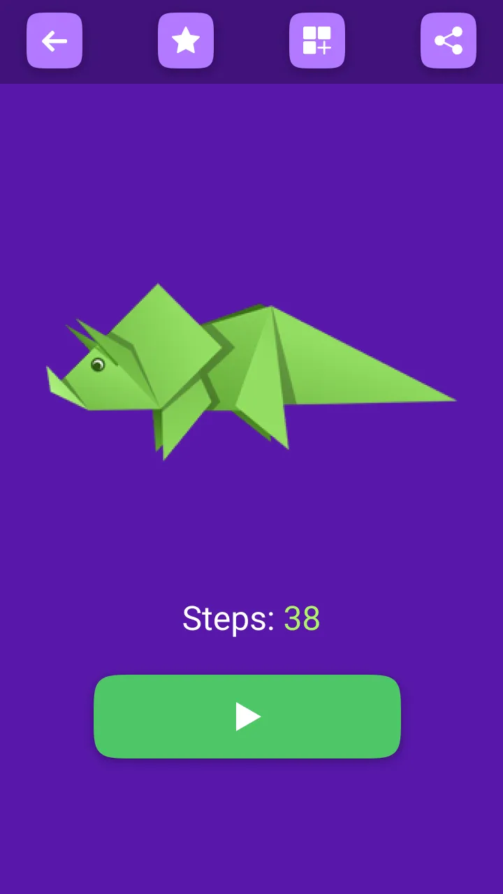 Origami Dinosaurs And Dragons | Indus Appstore | Screenshot