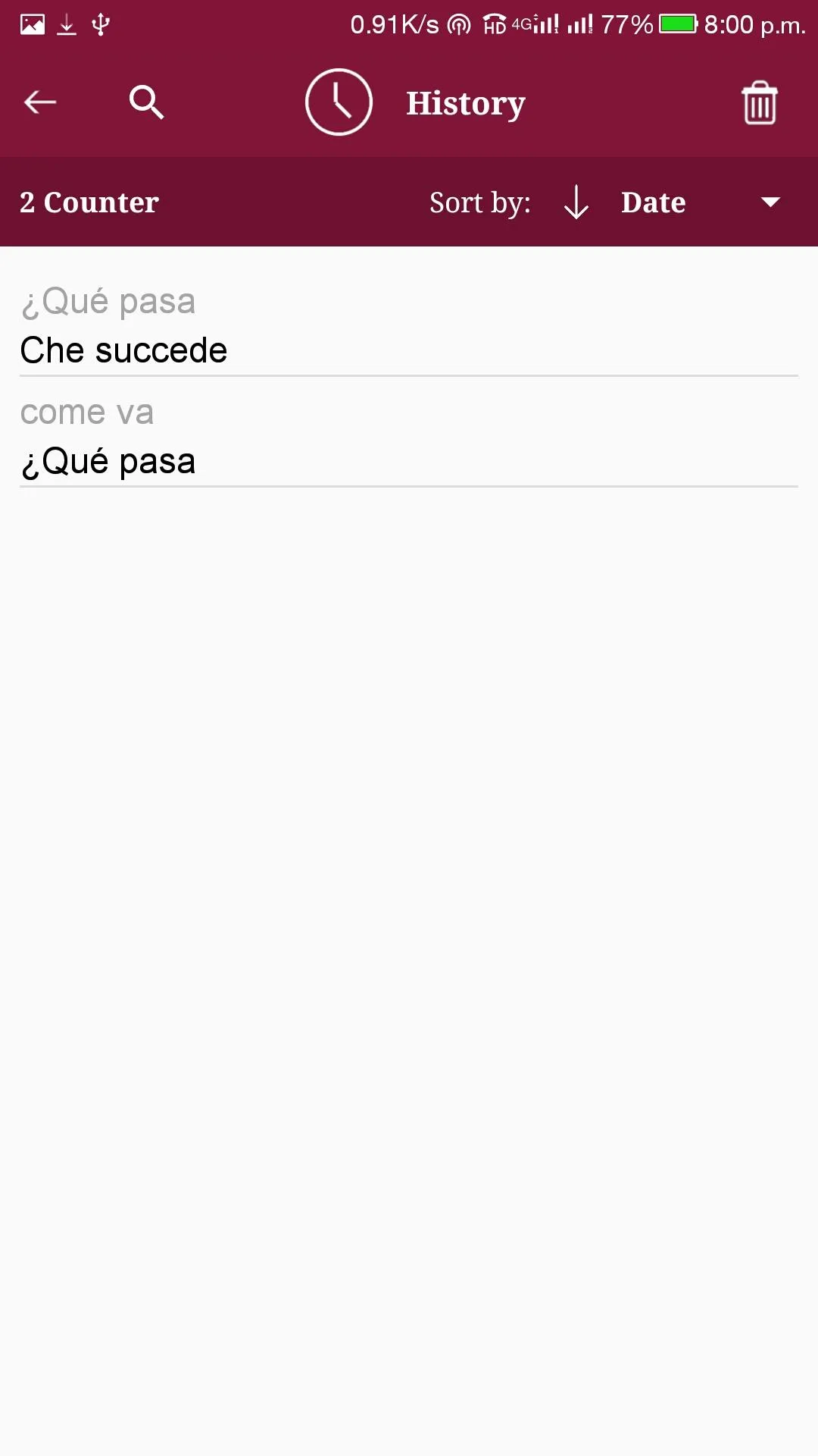 Italian - Spanish Translator | Indus Appstore | Screenshot