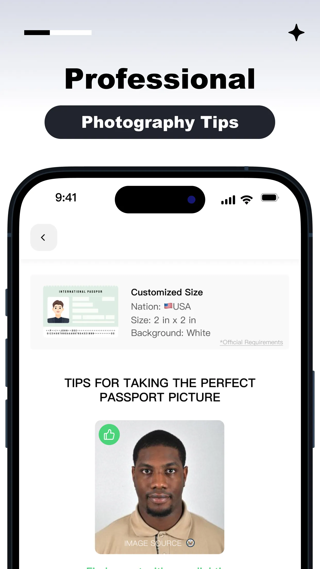 Passport Photo Maker：ID Photo | Indus Appstore | Screenshot
