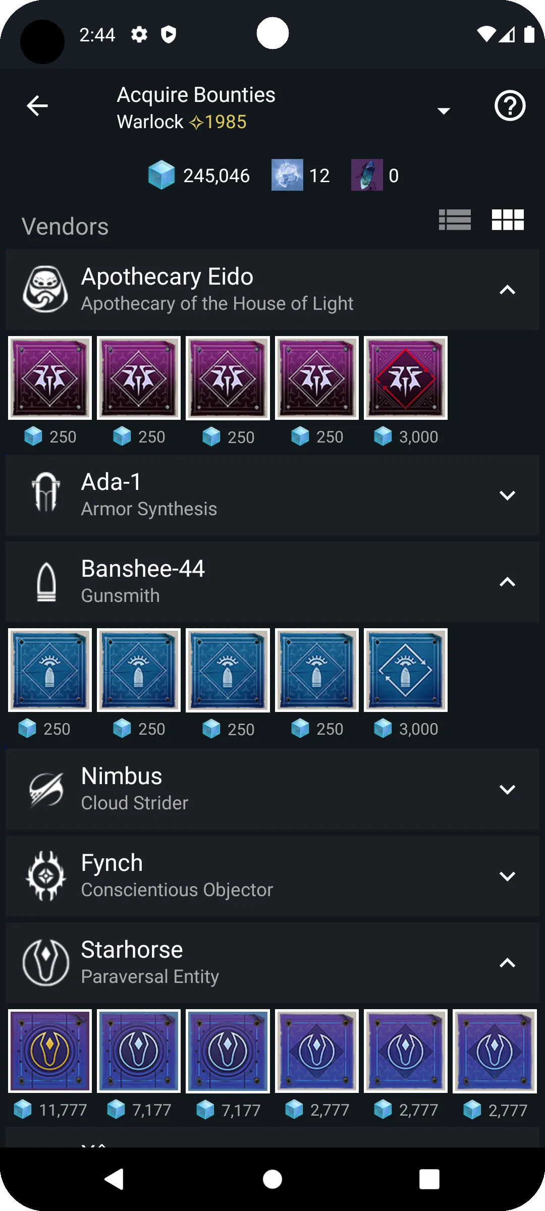 Destiny 2 Companion | Indus Appstore | Screenshot