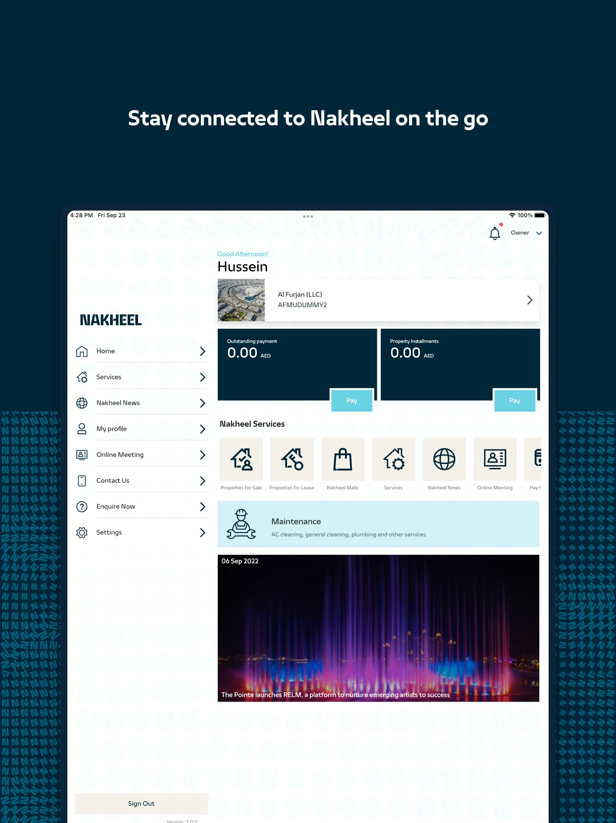 My Nakheel | Indus Appstore | Screenshot