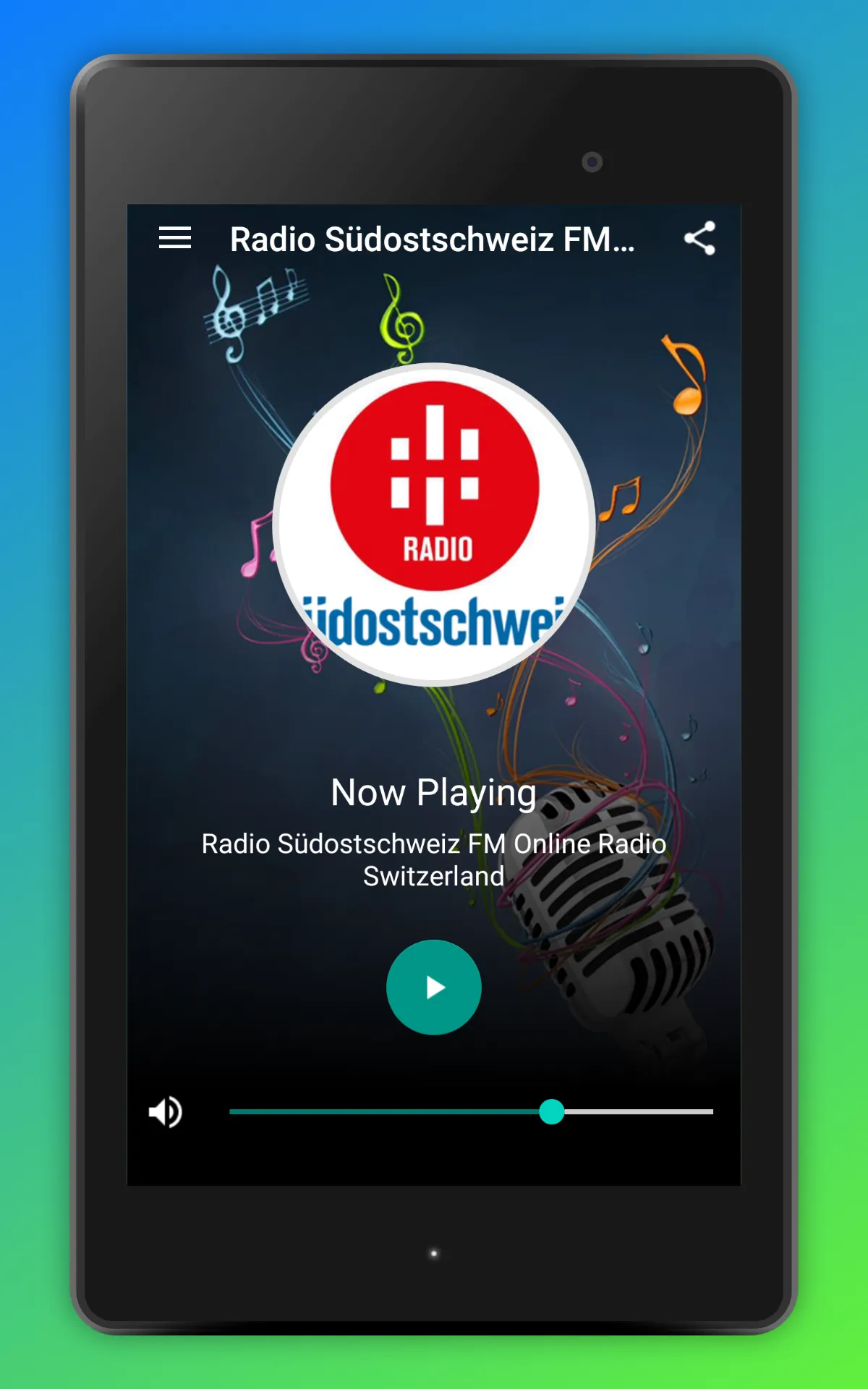 Radio Südostschweiz App Online | Indus Appstore | Screenshot