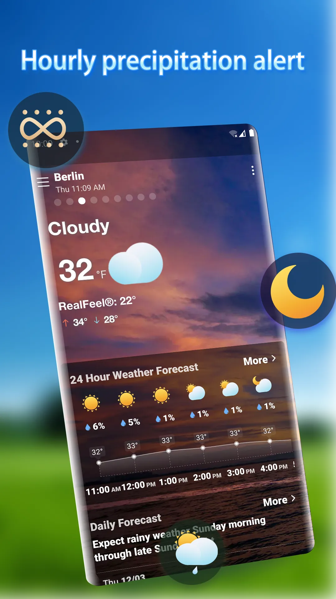 Local Weather Alerts - Widget | Indus Appstore | Screenshot