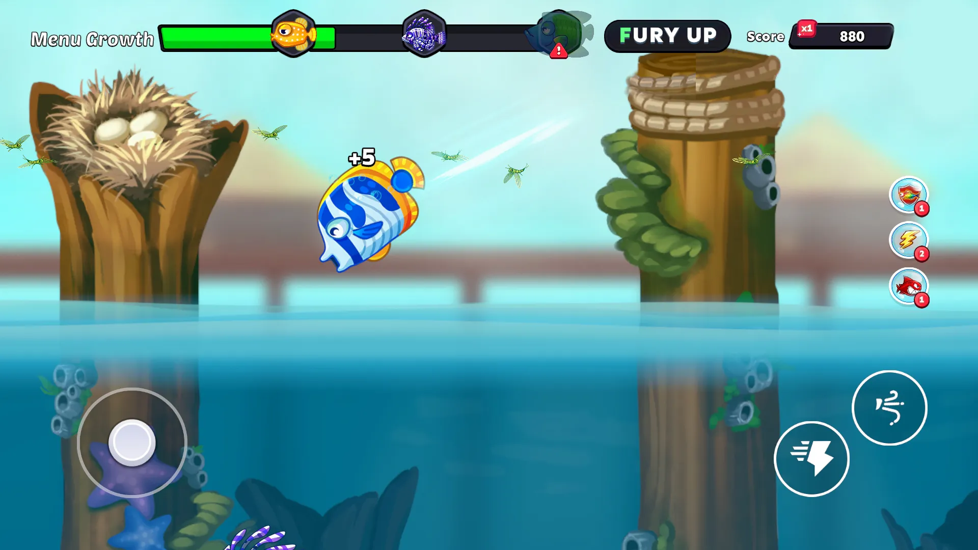Fish Dash: Shark Eater Frenzy | Indus Appstore | Screenshot