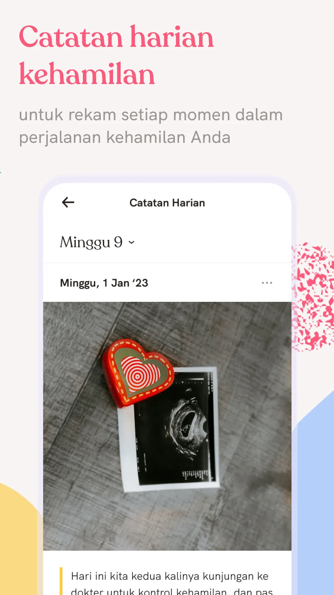 Diary Bunda Aplikasi Kehamilan | Indus Appstore | Screenshot