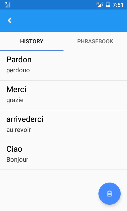 Italian French Translate | Indus Appstore | Screenshot