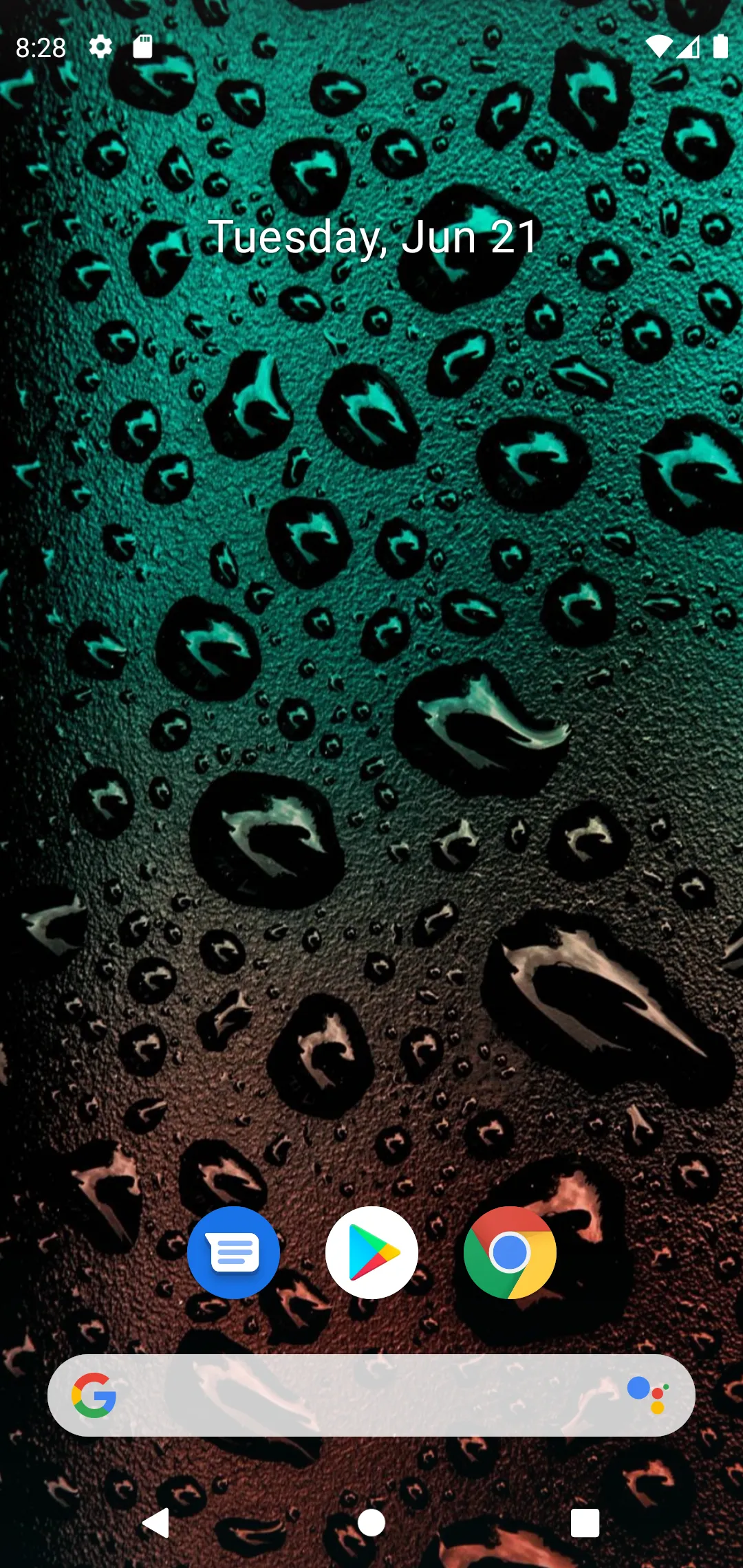 Black Water Droplets Wallpaper | Indus Appstore | Screenshot