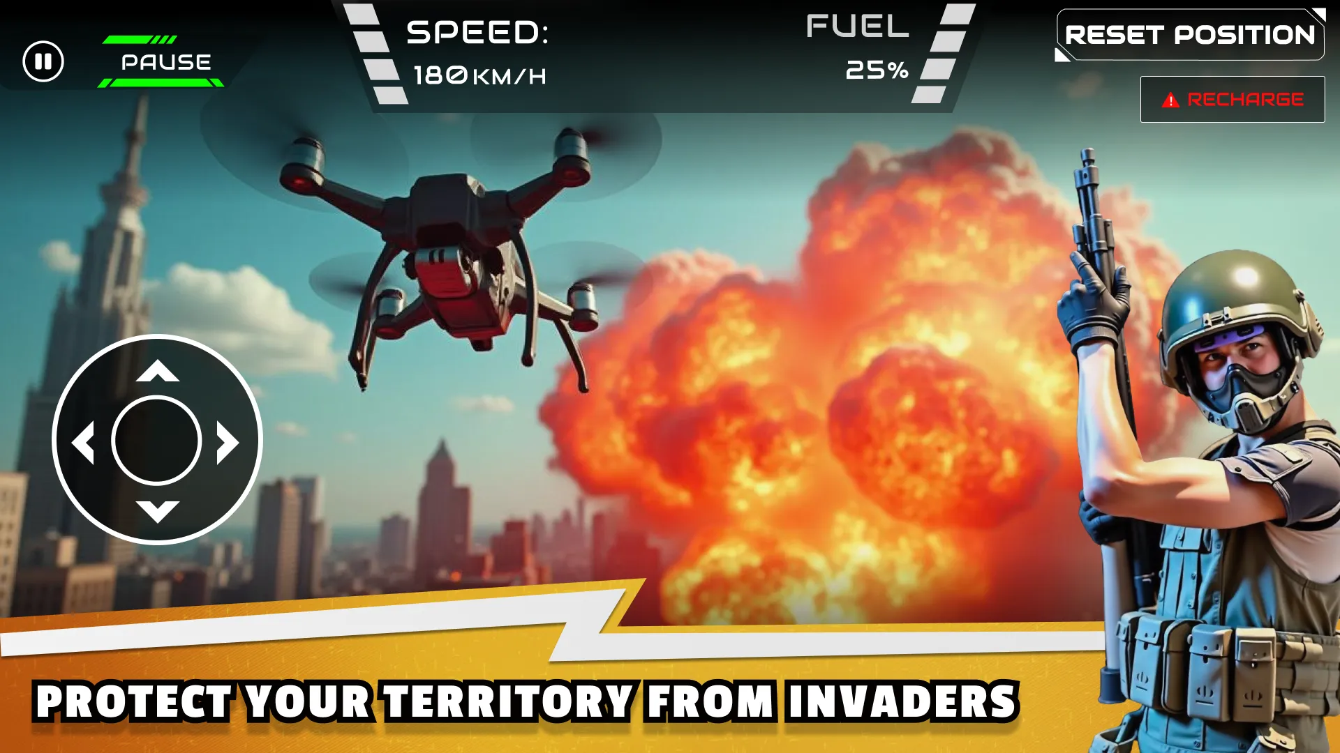 Drone Fighter: War Battlefield | Indus Appstore | Screenshot