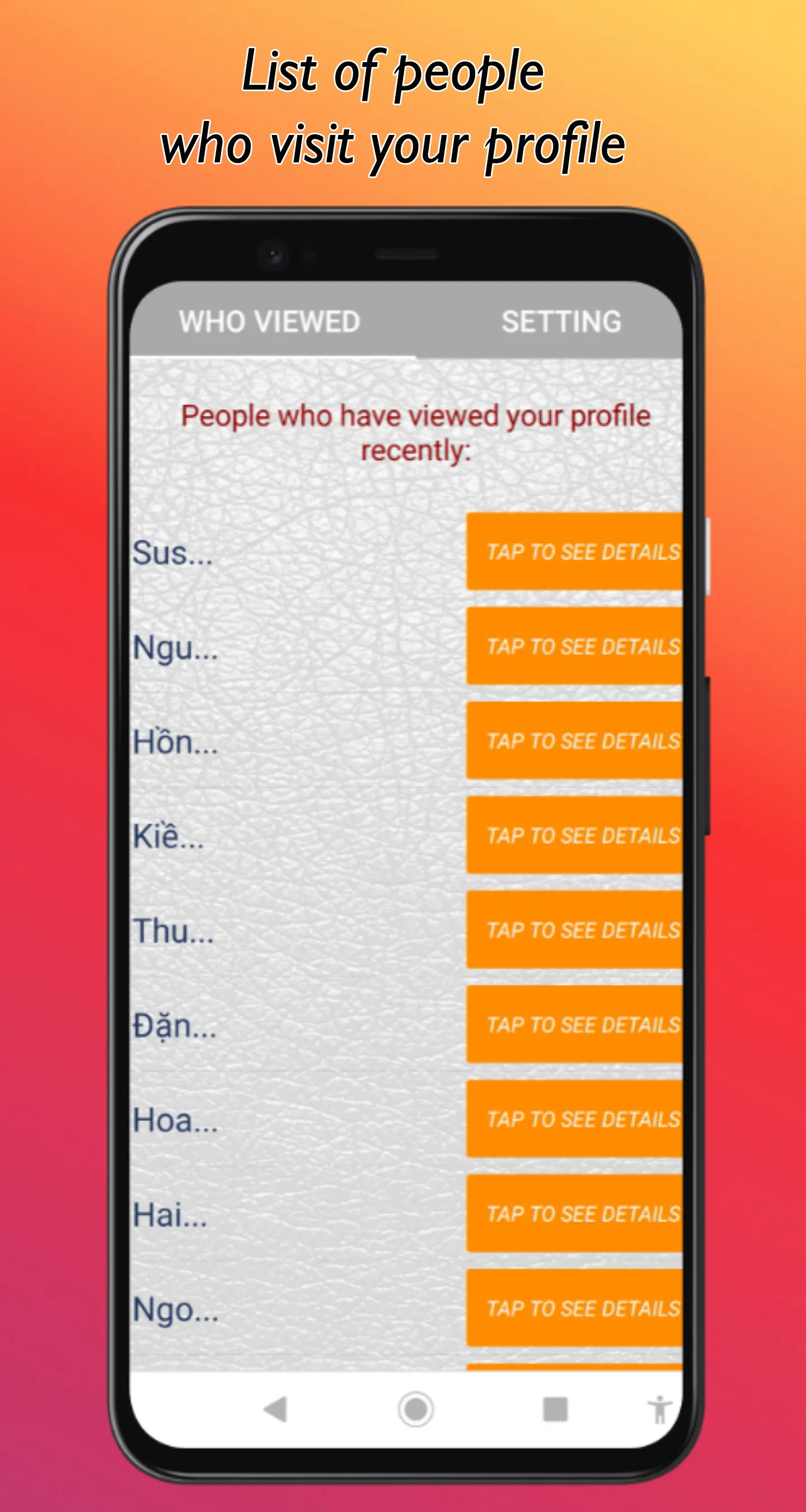 Who viewed my profile | Indus Appstore | Screenshot