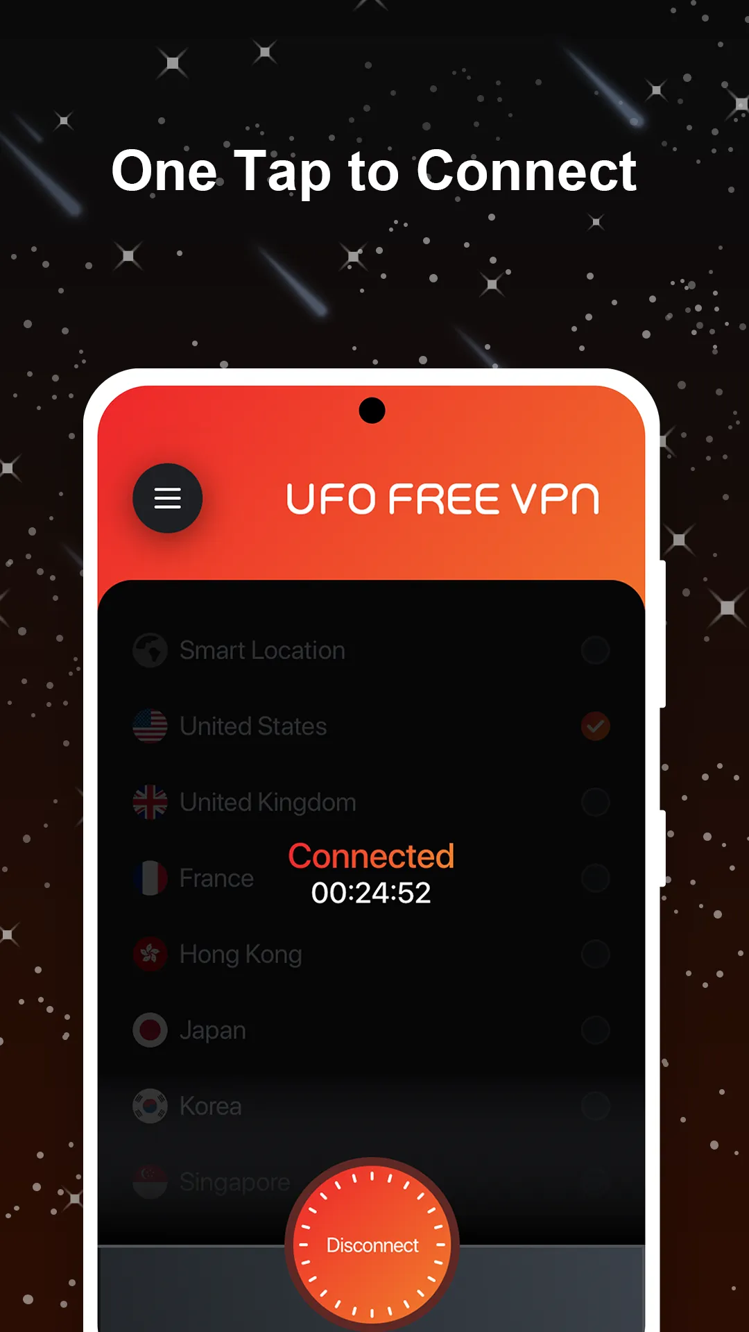 UFD VPN - Secure Fast VPN | Indus Appstore | Screenshot