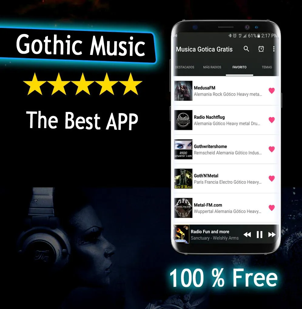 Gothic Music | Indus Appstore | Screenshot