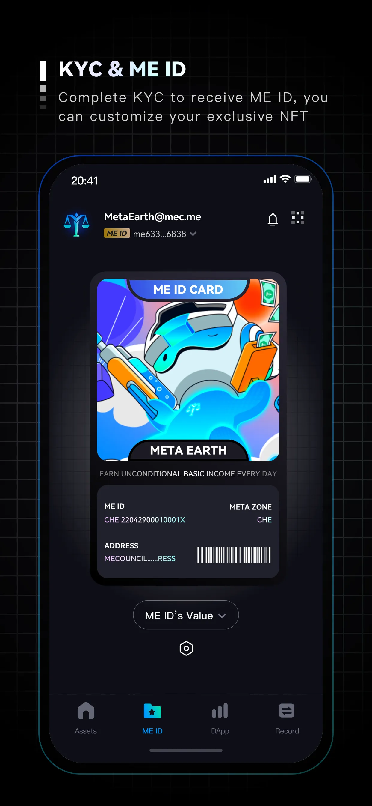 ME Pass - Meta Earth Wallet | Indus Appstore | Screenshot