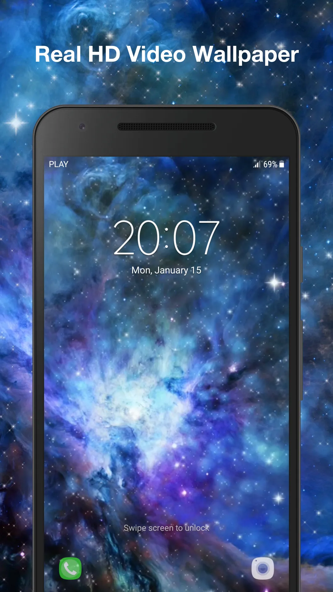 Galaxy Parallax Live Wallpaper | Indus Appstore | Screenshot