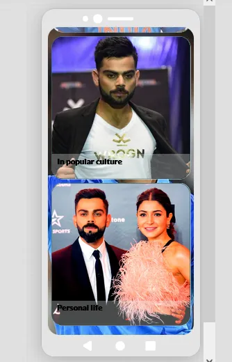 Virat Kohli biography | Indus Appstore | Screenshot