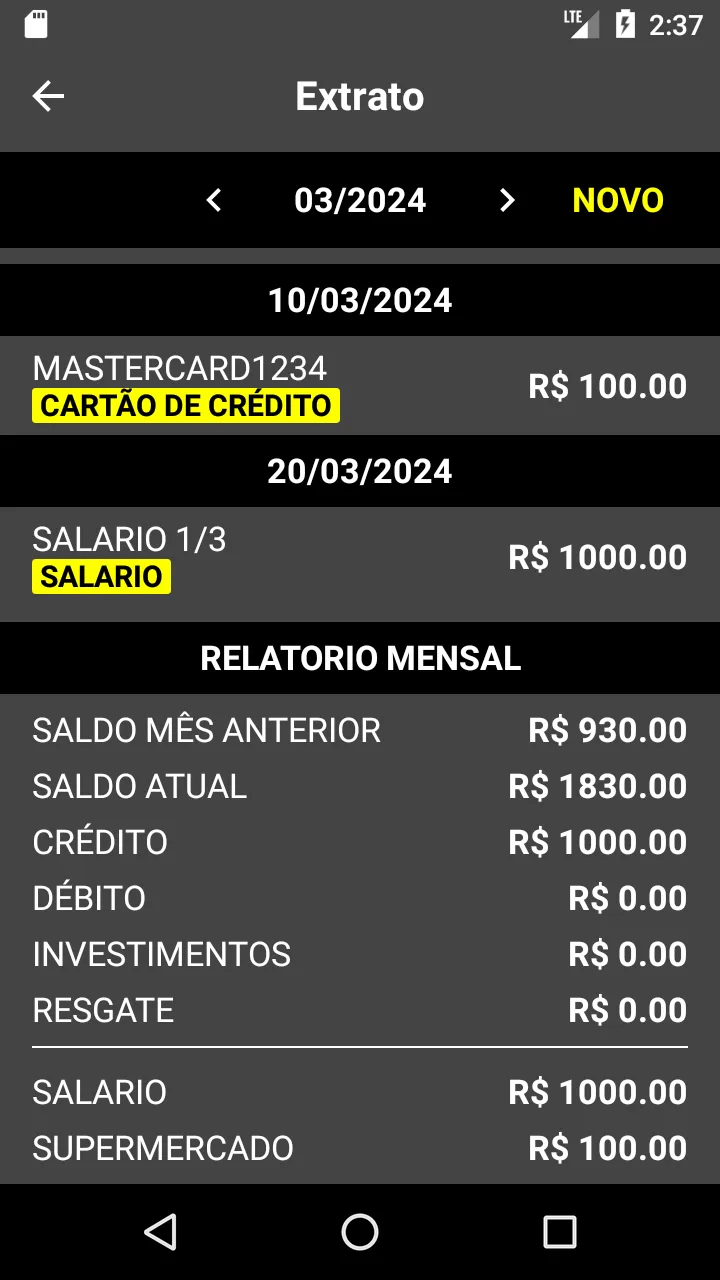 Financeiro | Indus Appstore | Screenshot