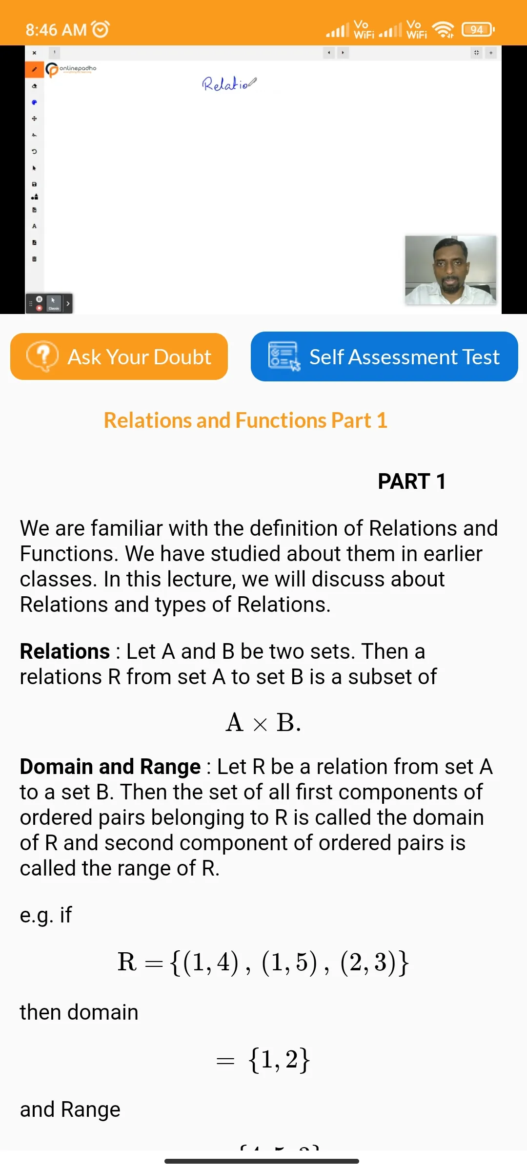 Online Maths-Self Learning App | Indus Appstore | Screenshot