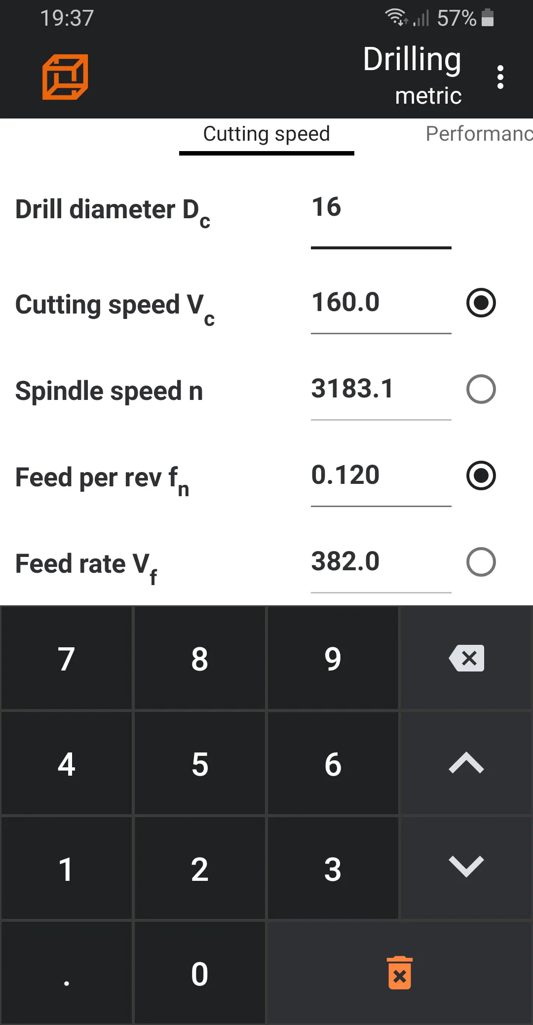 Machining calculator | Indus Appstore | Screenshot