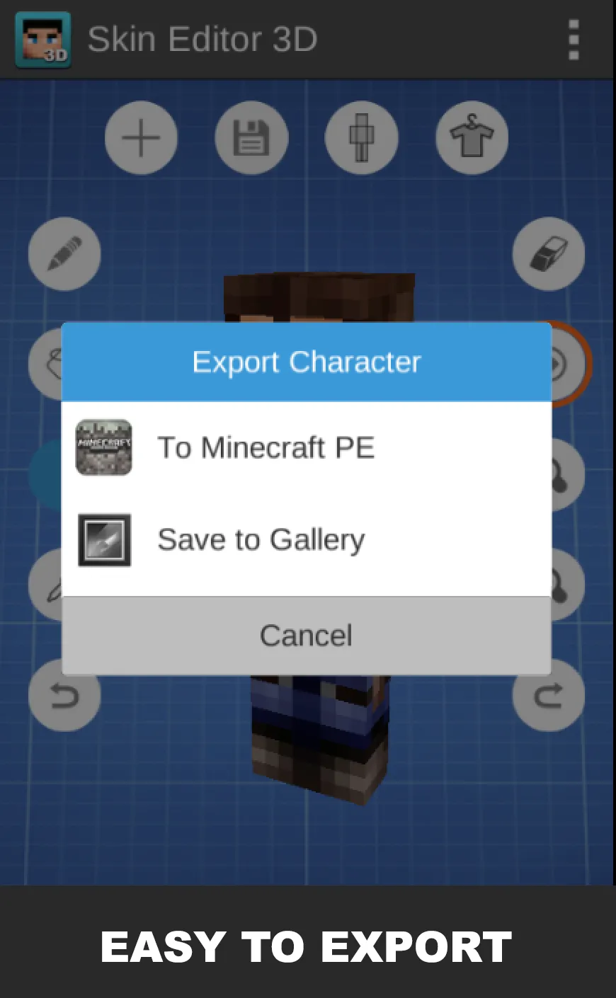 Skin Editor 3D for Minecraft | Indus Appstore | Screenshot