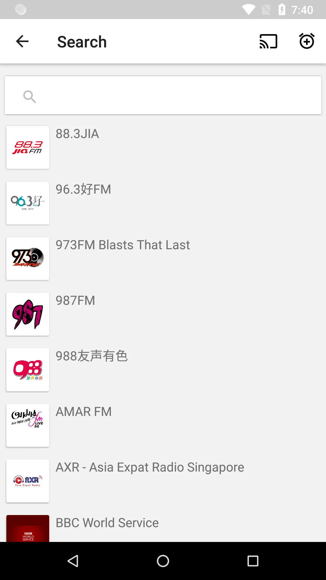 Radio Singapore - Fm radio | Indus Appstore | Screenshot