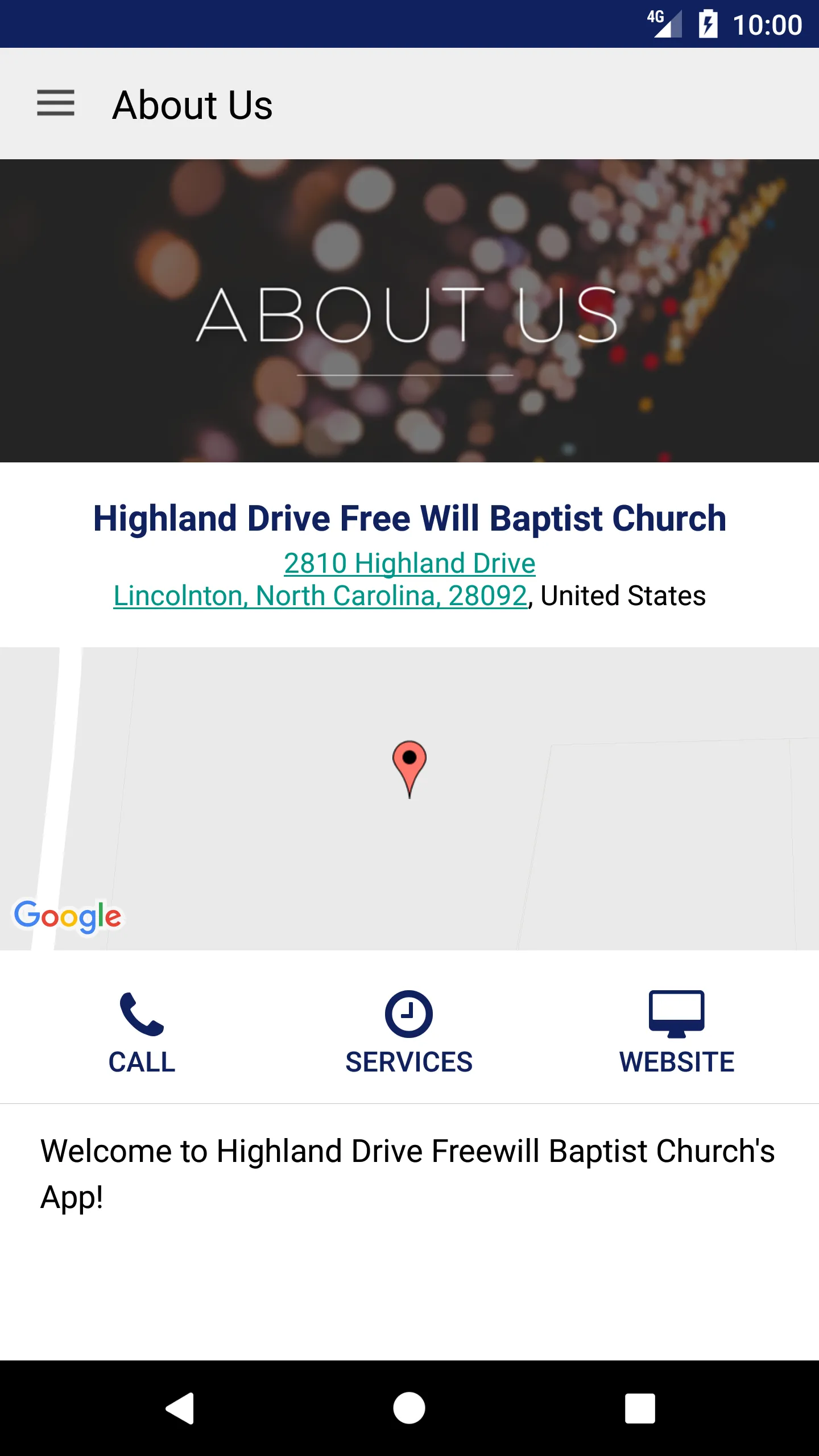 Highland Drive FWB Church | Indus Appstore | Screenshot