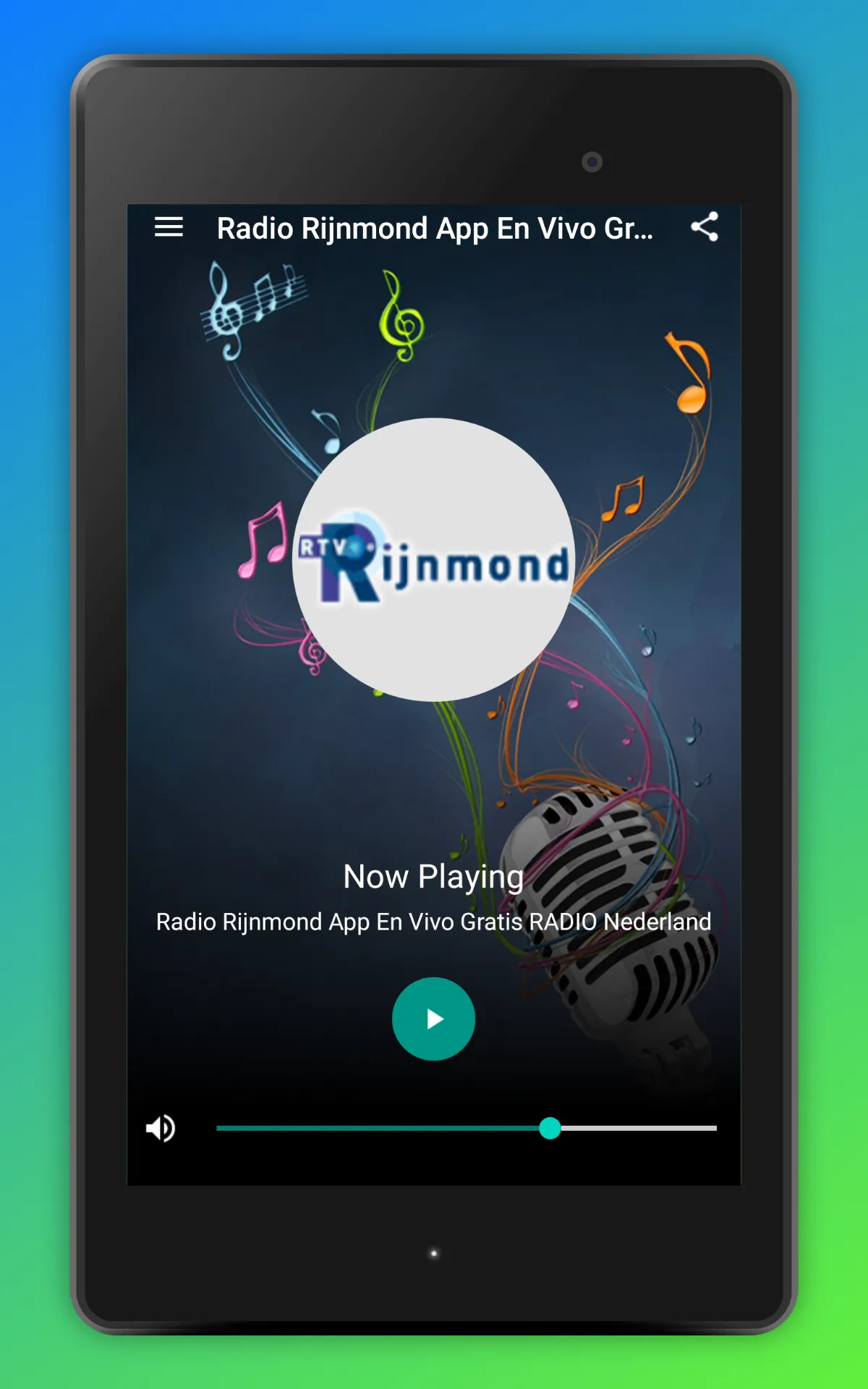 Radio Rijnmond App NL Online | Indus Appstore | Screenshot