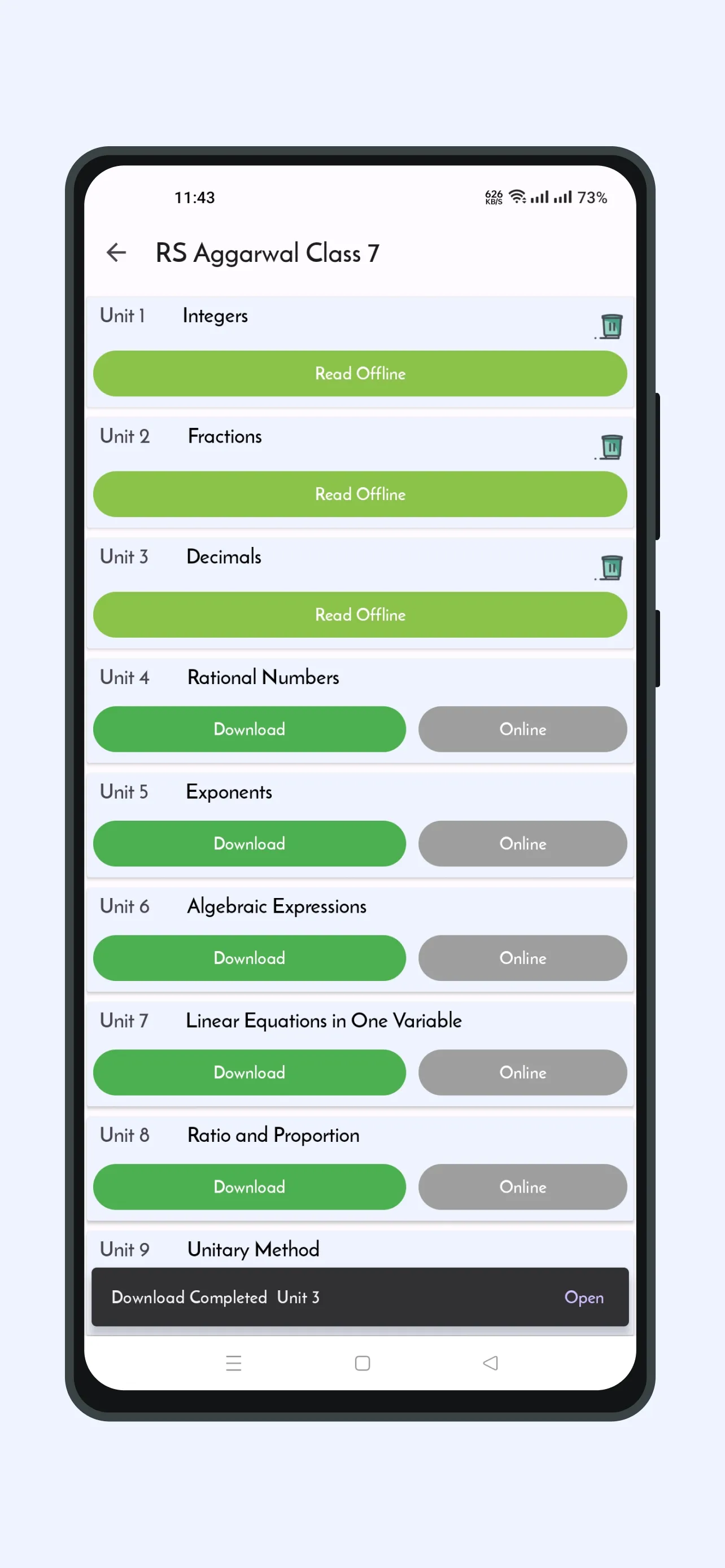 RS Aggarwal Solutions 6 to 10 | Indus Appstore | Screenshot