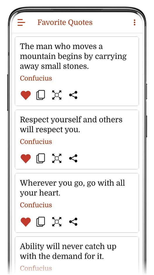 Confucius Daily Quotes | Indus Appstore | Screenshot