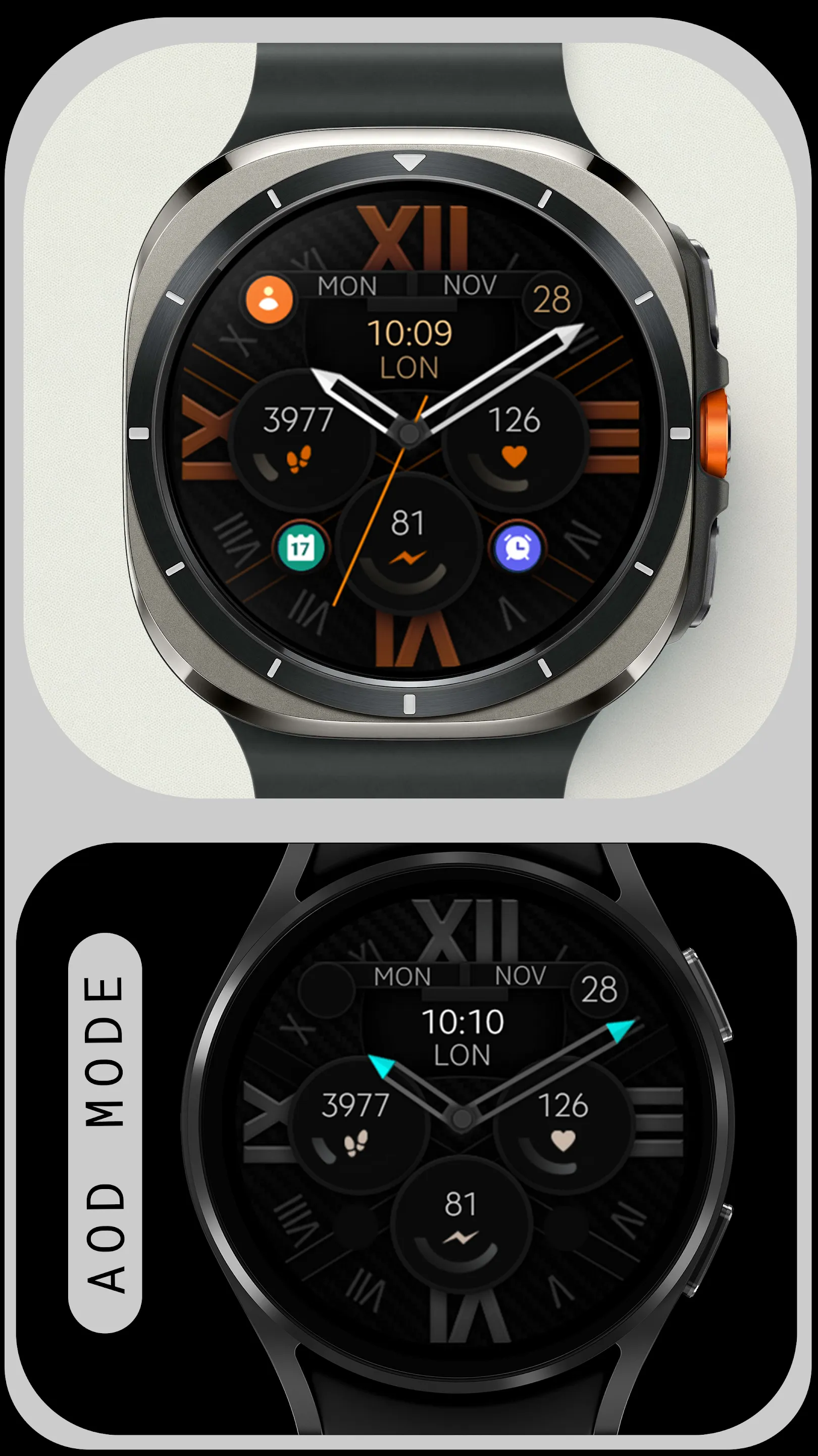 Dream 43 analog watch face | Indus Appstore | Screenshot