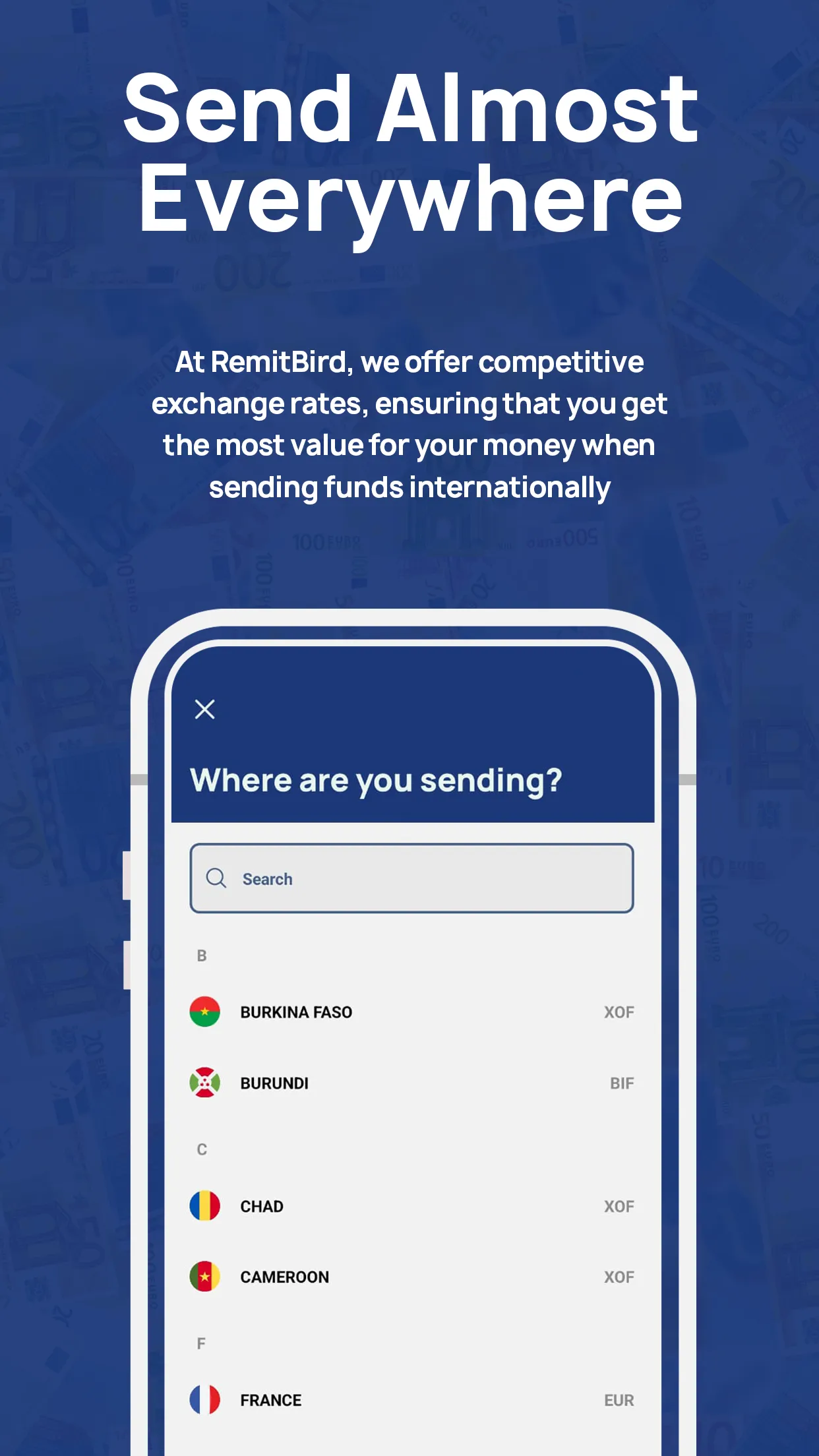 RemitBird: Money Transfer | Indus Appstore | Screenshot