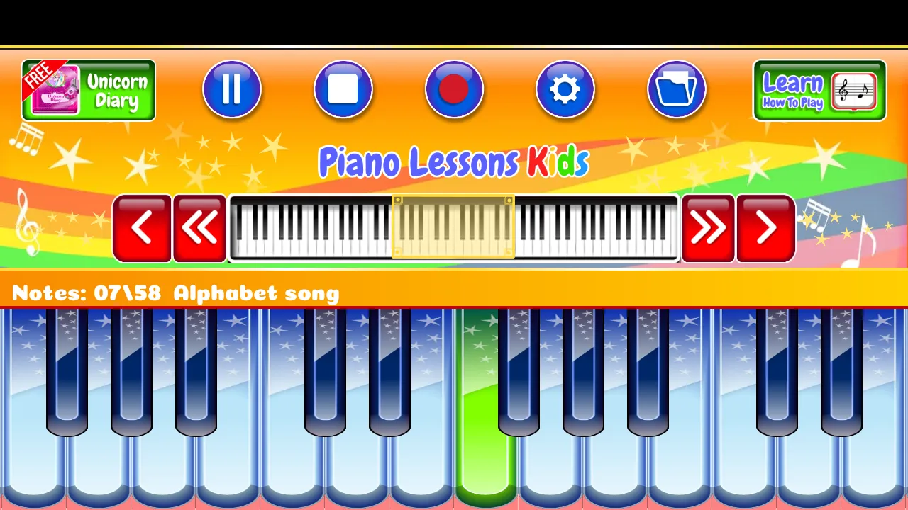 Piano Lessons Kids | Indus Appstore | Screenshot