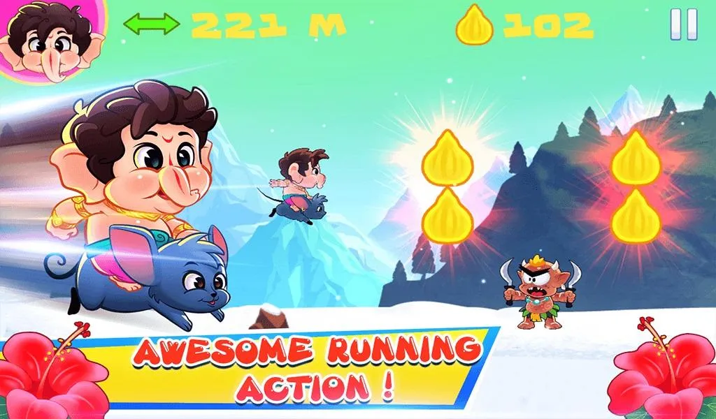 Baby Ganesha - Modak Run | Indus Appstore | Screenshot